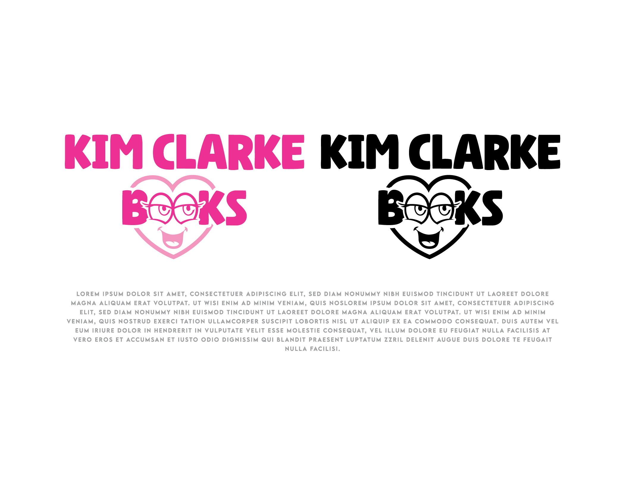 Logo Design by John Mark Arts for Kim Clarke Books | Design #31285192