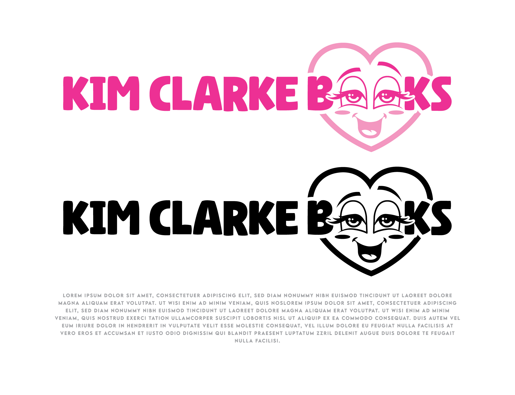 Logo Design by John Mark Arts for Kim Clarke Books | Design #31289646