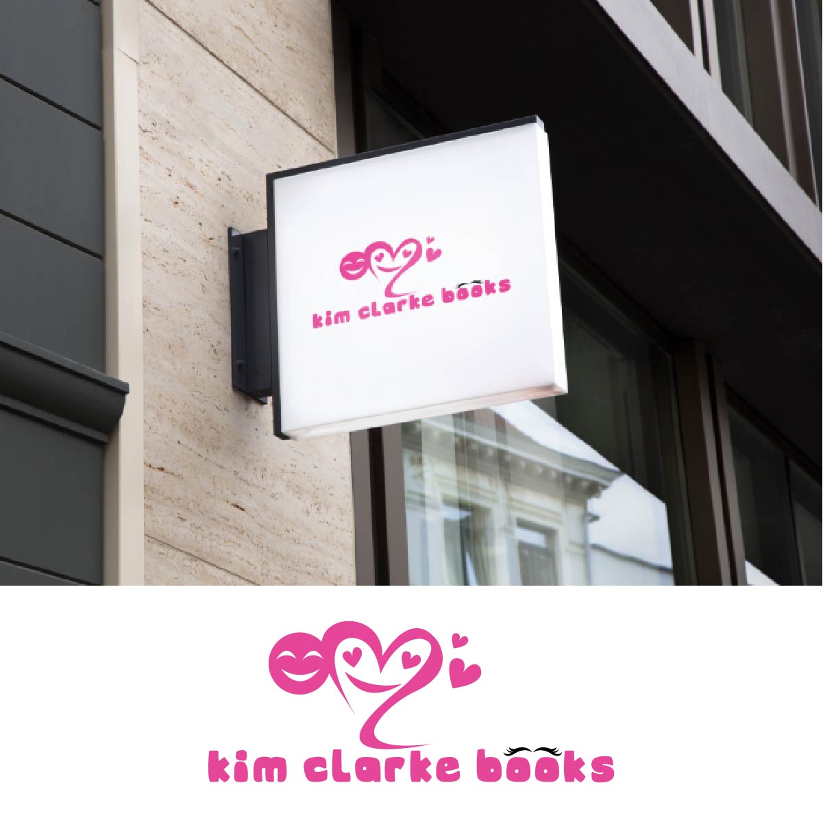 Logo Design by fly  design for Kim Clarke Books | Design #31282851