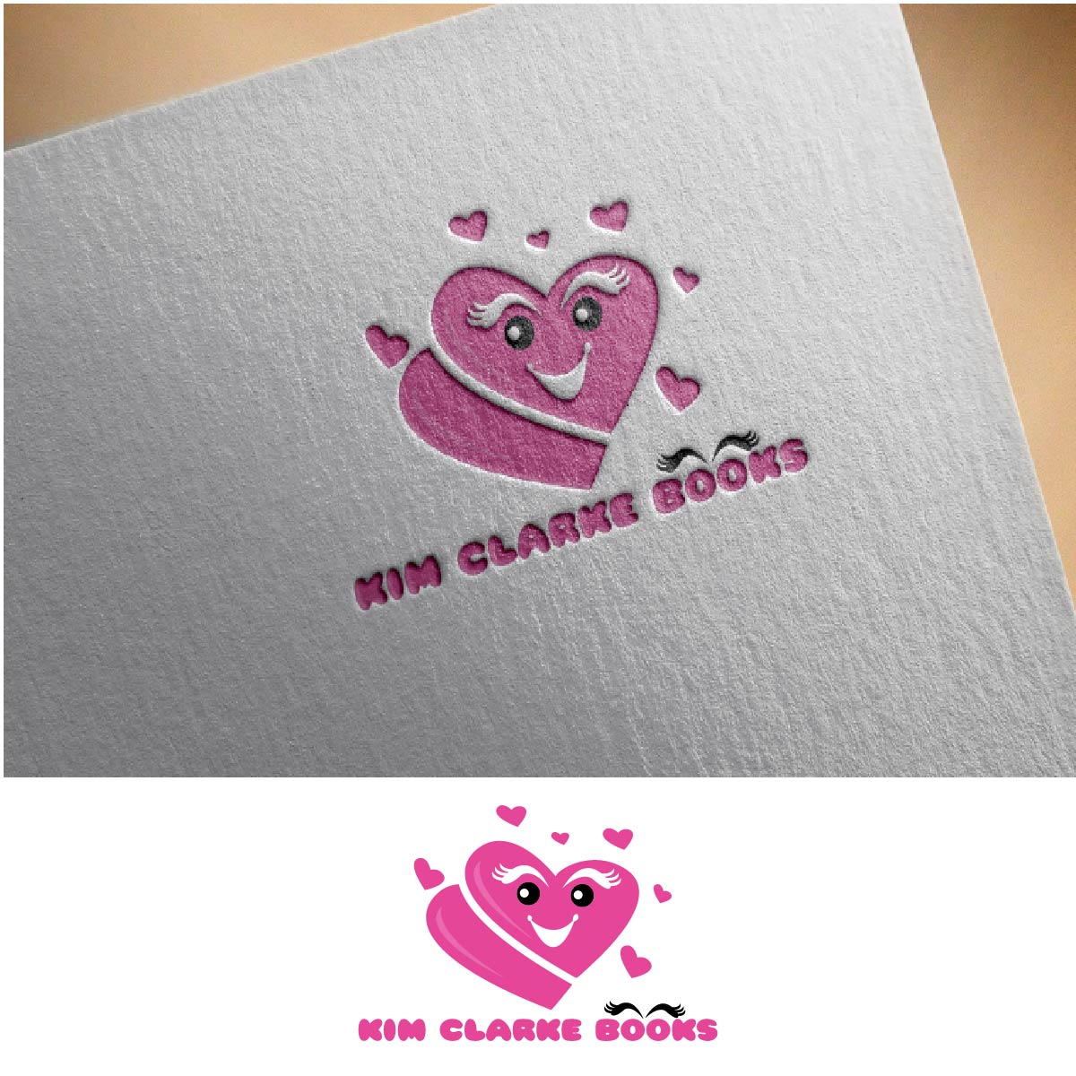 Logo Design by fly  design for Kim Clarke Books | Design #31282852