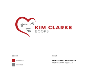 Logo Design by FLoc! Studio for Kim Clarke Books | Design: #31331378