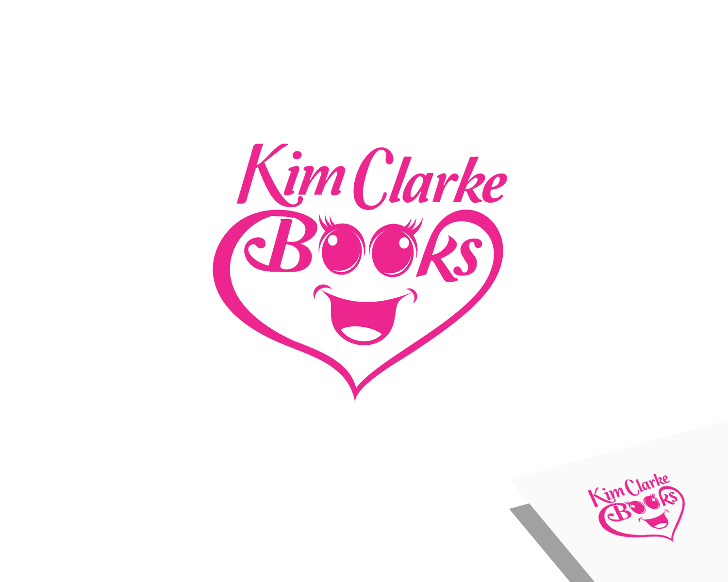 Logo Design by Djamdesign for Kim Clarke Books | Design #31279913