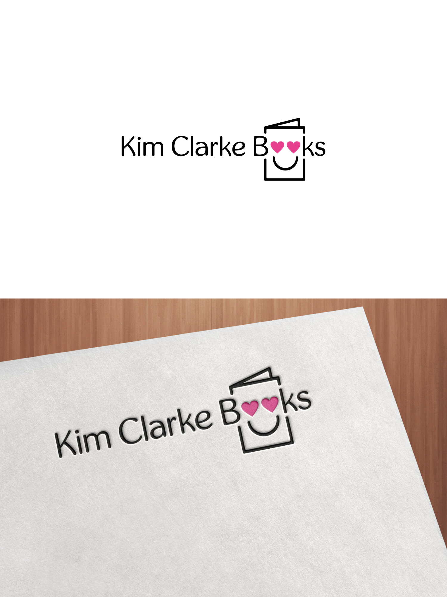 Logo Design by BUNG for Kim Clarke Books | Design #31320142