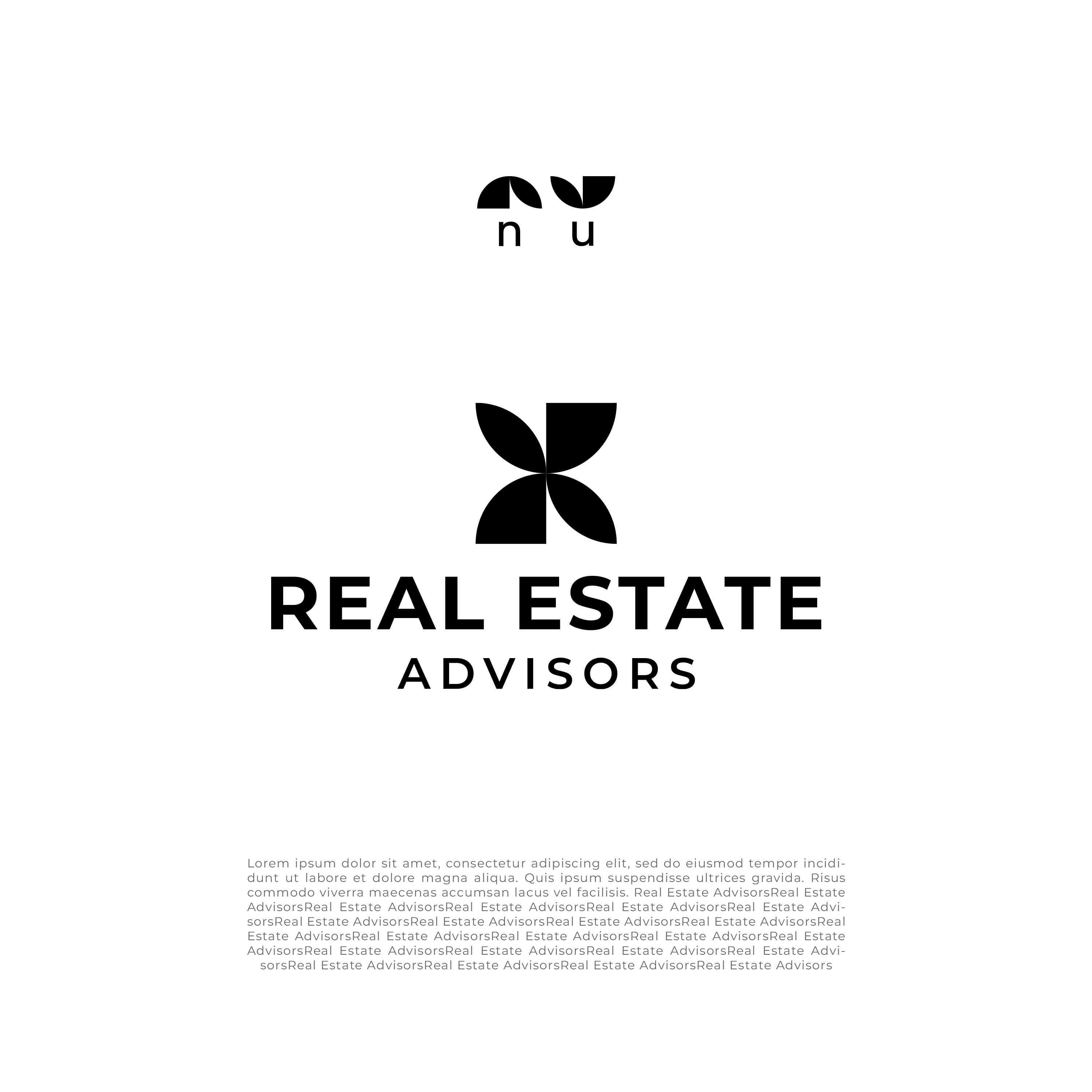 Logo Design by vramar.roy for NU Real Estate Advisors LLC | Design #31288306