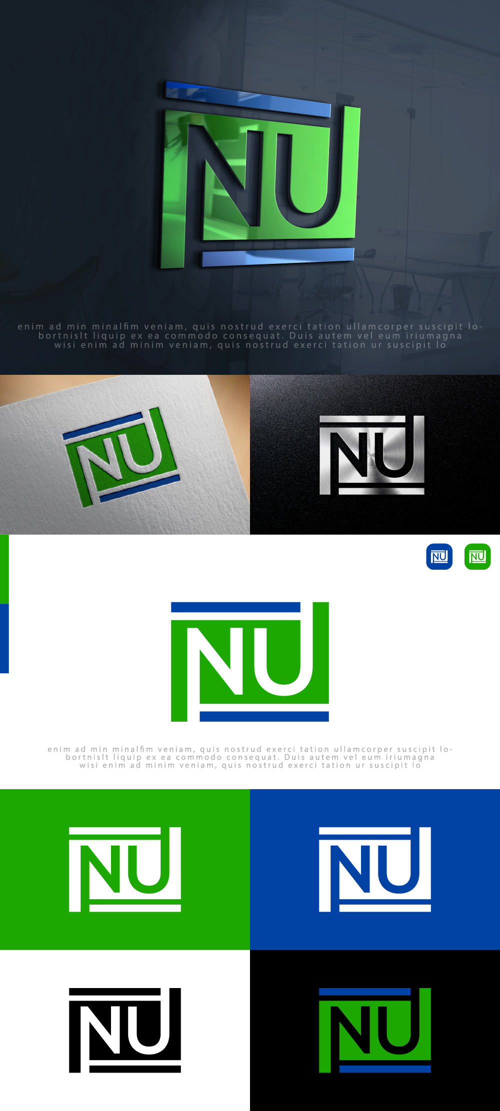 Logo Design by Ayub Zafar for NU Real Estate Advisors LLC | Design #31298645