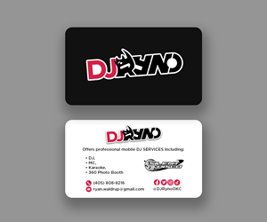 Business Card Design by Andrés Sebastián for DJ Ryno, Inc. | Design: #31283311