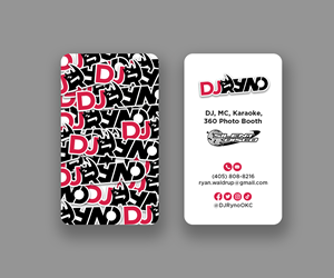 Business Card Design by Andrés Sebastián for DJ Ryno, Inc. | Design: #31284519