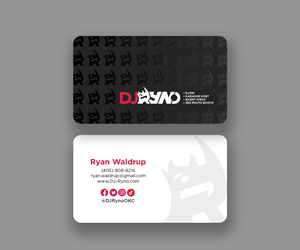 Business Card Design by Andrés Sebastián for DJ Ryno, Inc. | Design: #31319781