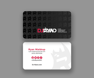 Business Card Design by Andrés Sebastián for DJ Ryno, Inc. | Design: #31324990