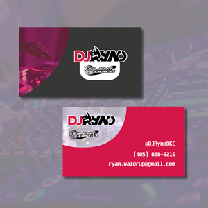 Business Card Design by itsmedsalah for DJ Ryno, Inc. | Design: #31283298