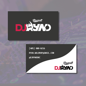 Business Card Design by itsmedsalah for DJ Ryno, Inc. | Design #31283333