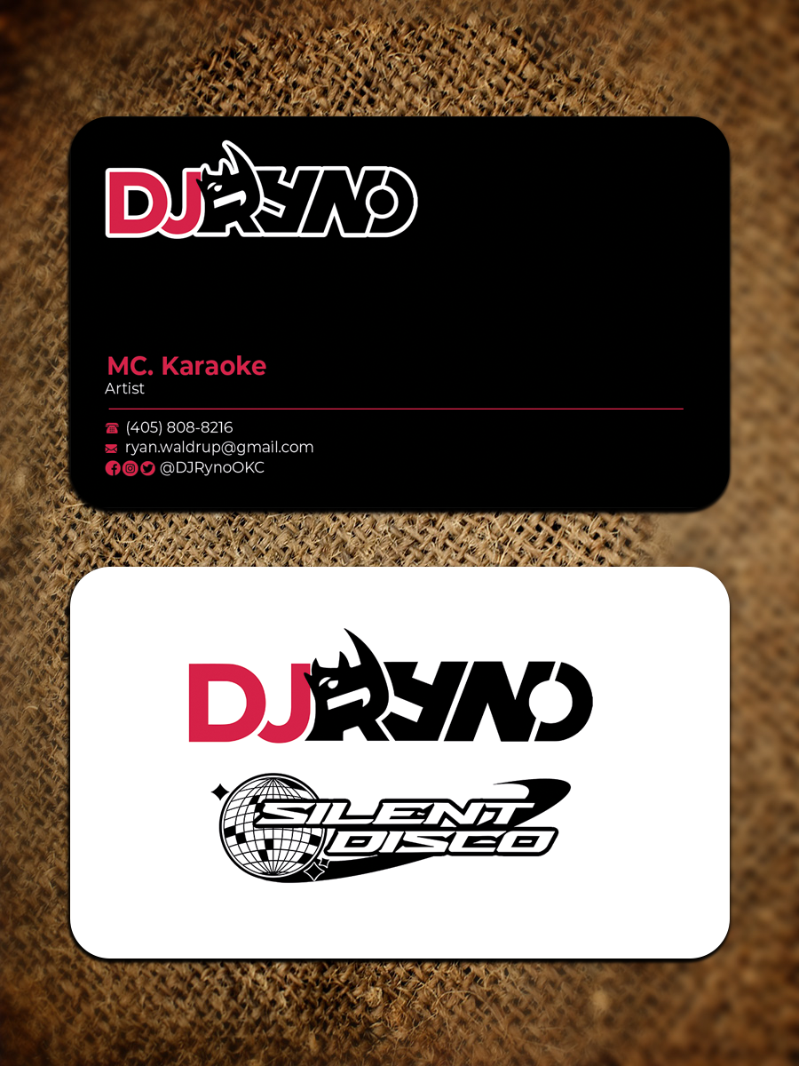 Business Card Design by Graphixpointt for DJ Ryno, Inc. | Design #31283247
