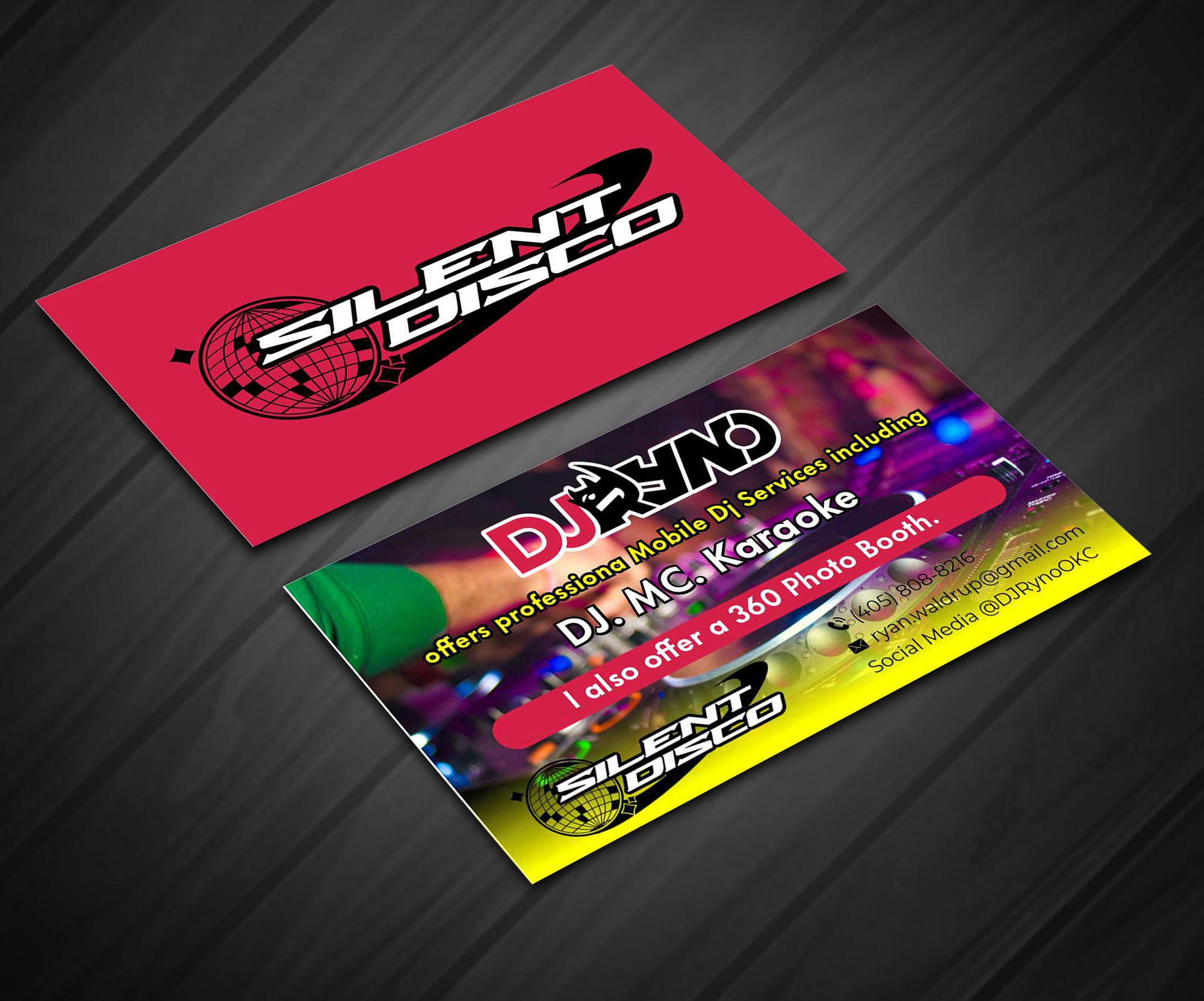 Business Card Design by jk_studio for DJ Ryno, Inc. | Design #31287579