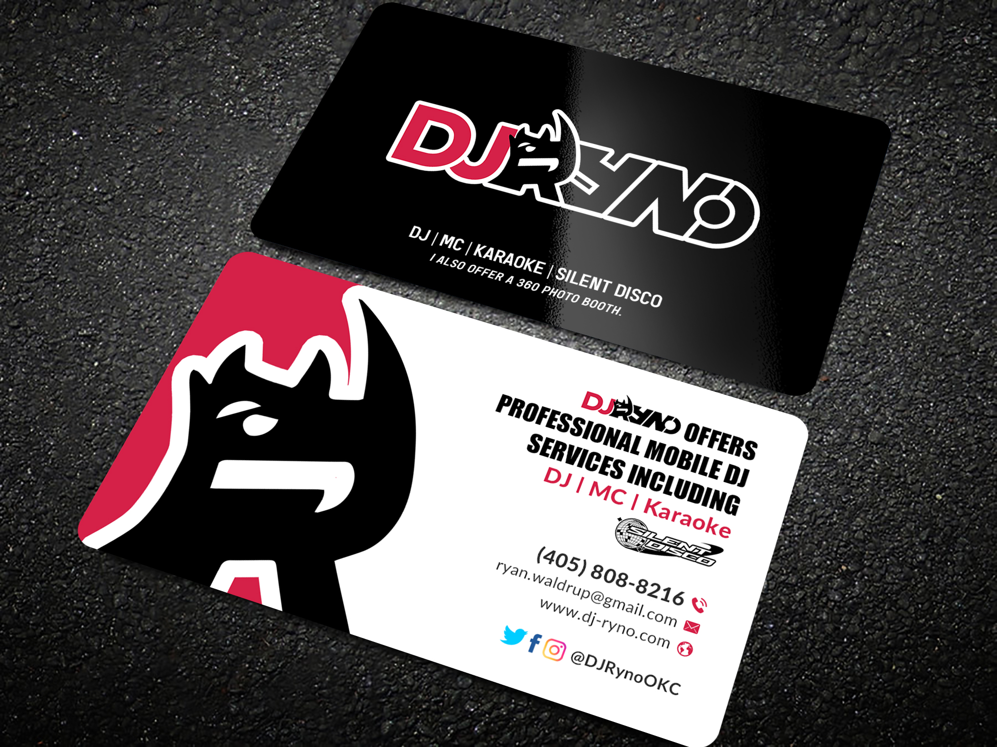 Business Card Design by Sun Moon Graphic Designer for DJ Ryno, Inc. | Design #31285249
