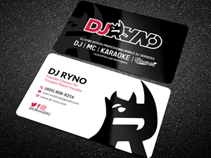 Business Card Design by Sun Moon Graphic Designer for DJ Ryno, Inc. | Design: #31285250