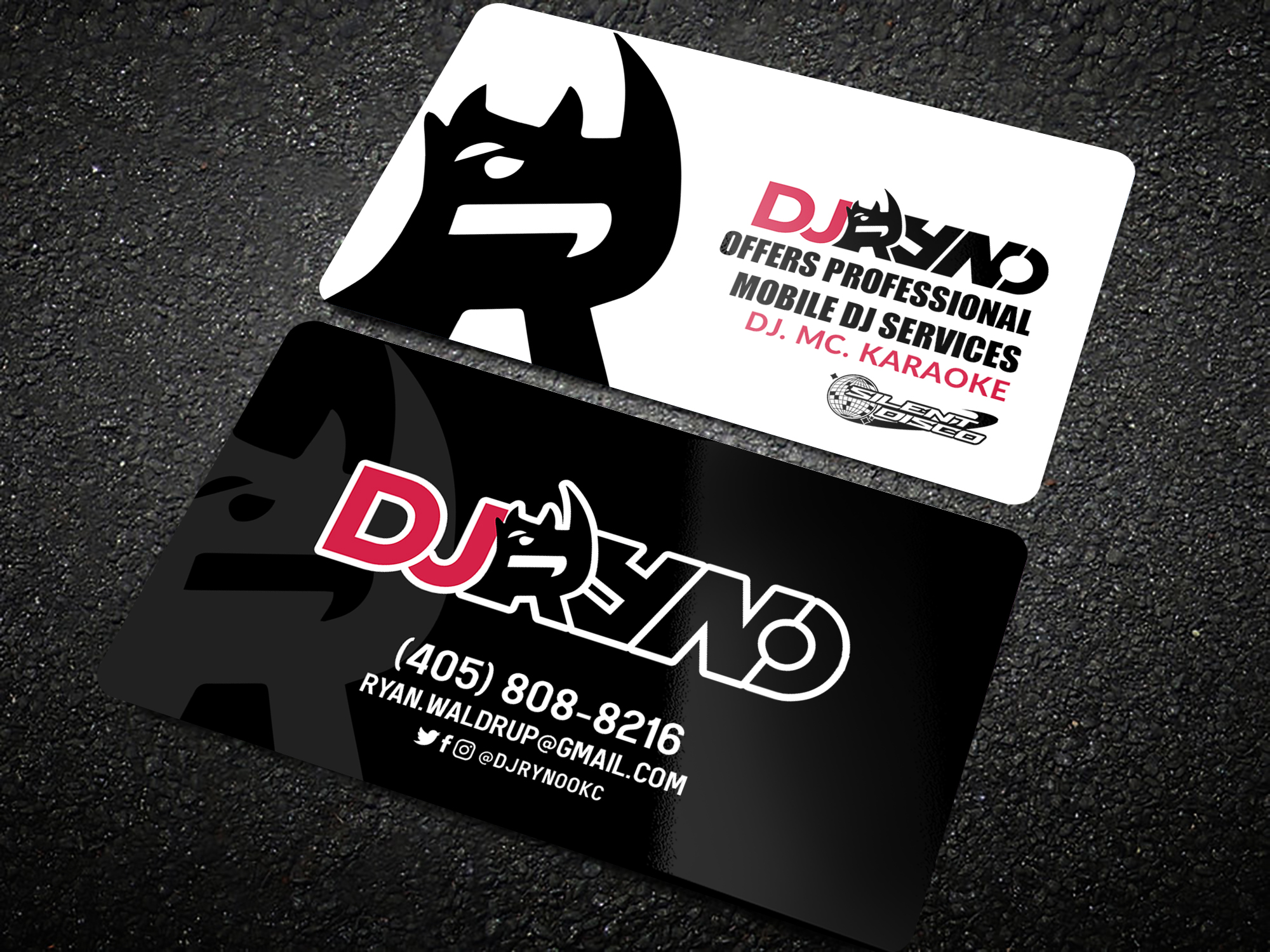 Business Card Design by Sun Moon Graphic Designer for DJ Ryno, Inc. | Design #31285251