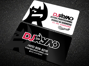 Business Card Design by Sun Moon Graphic Designer for DJ Ryno, Inc. | Design: #31285251