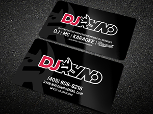 Business Card Design by Sun Moon Graphic Designer for DJ Ryno, Inc. | Design: #31285252