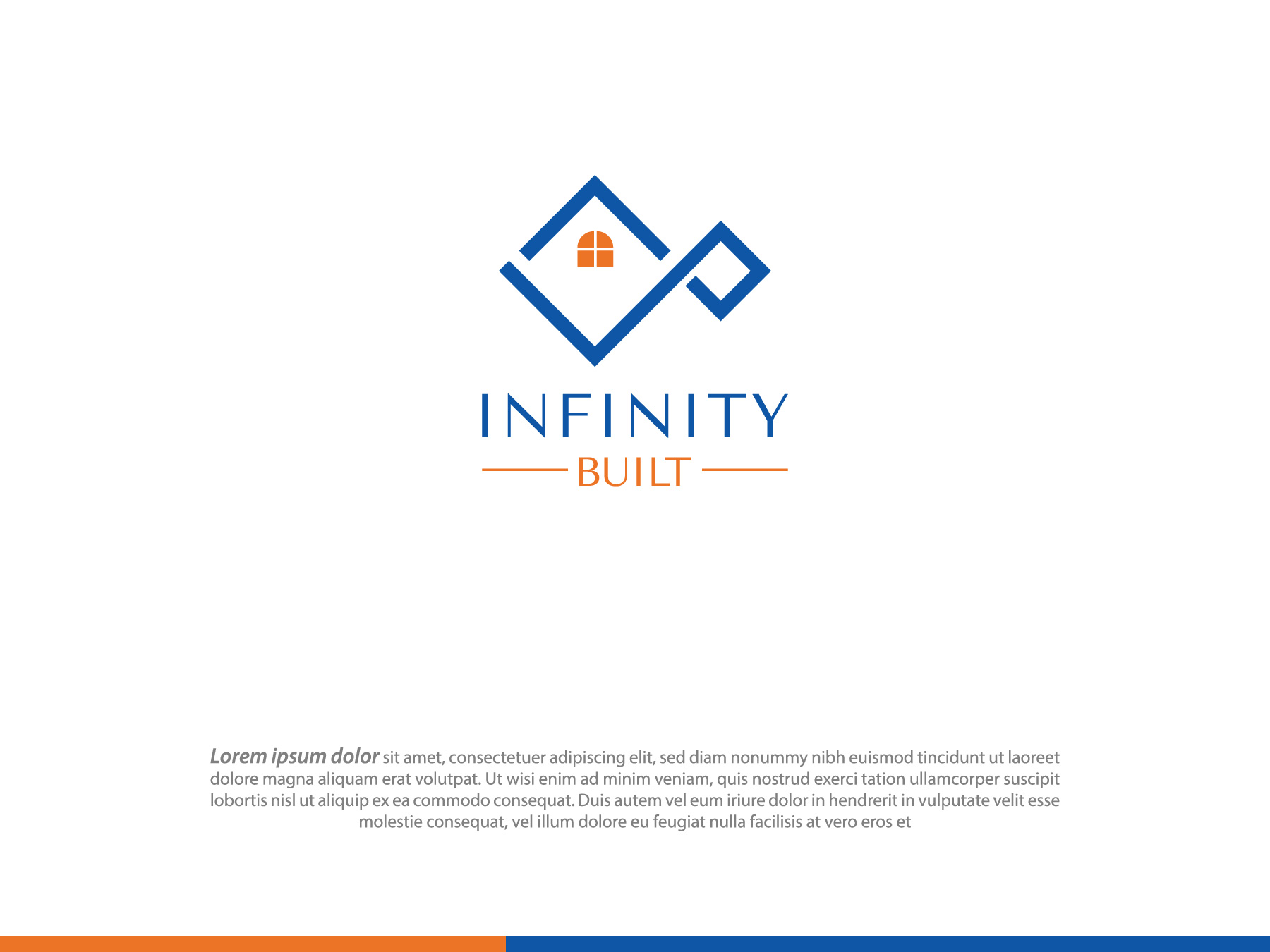 Logo Design by Ashrafaraf for Infinity Built | Design #31467936