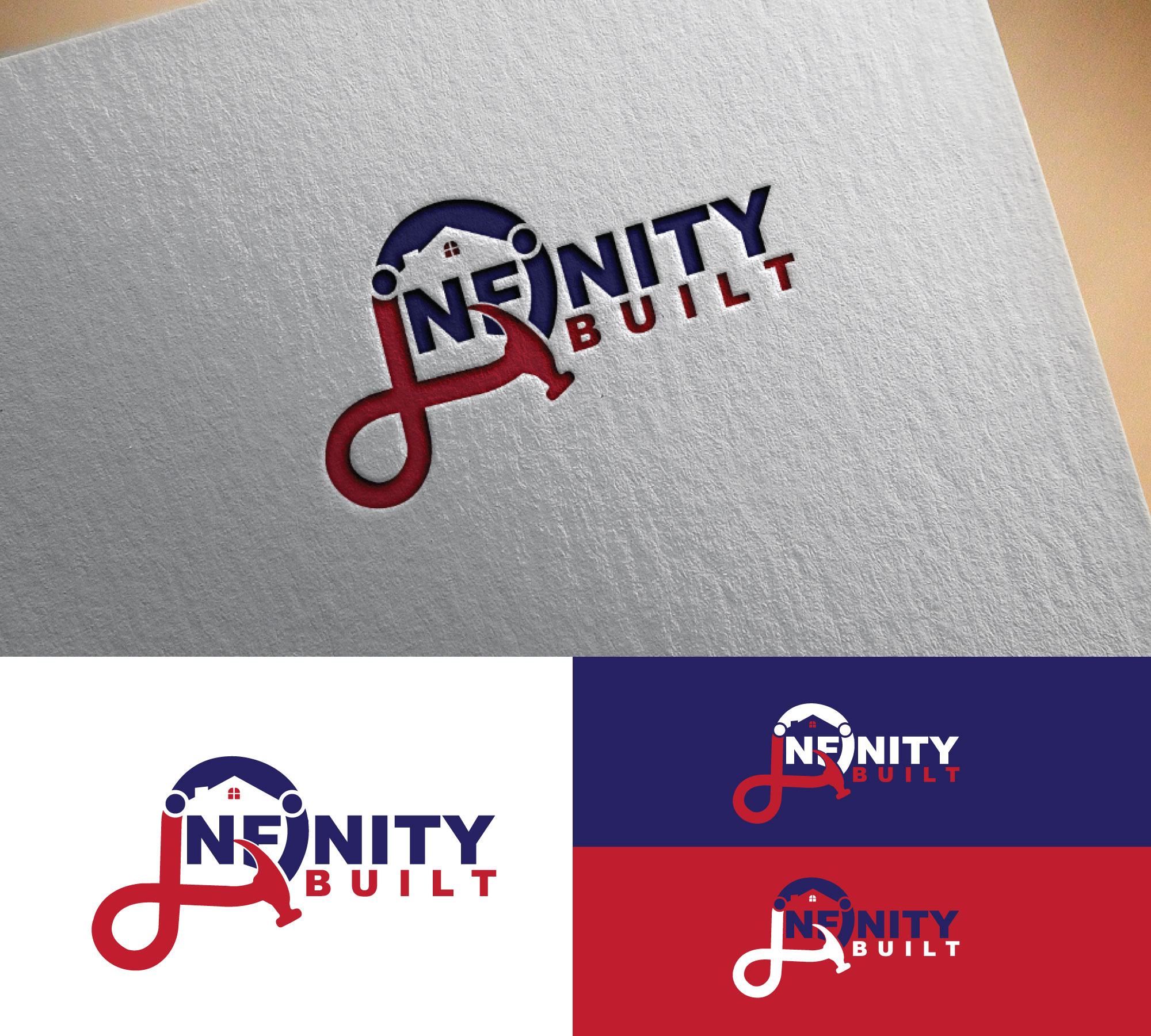 Logo Design by RRR Design for Infinity Built | Design #31292946