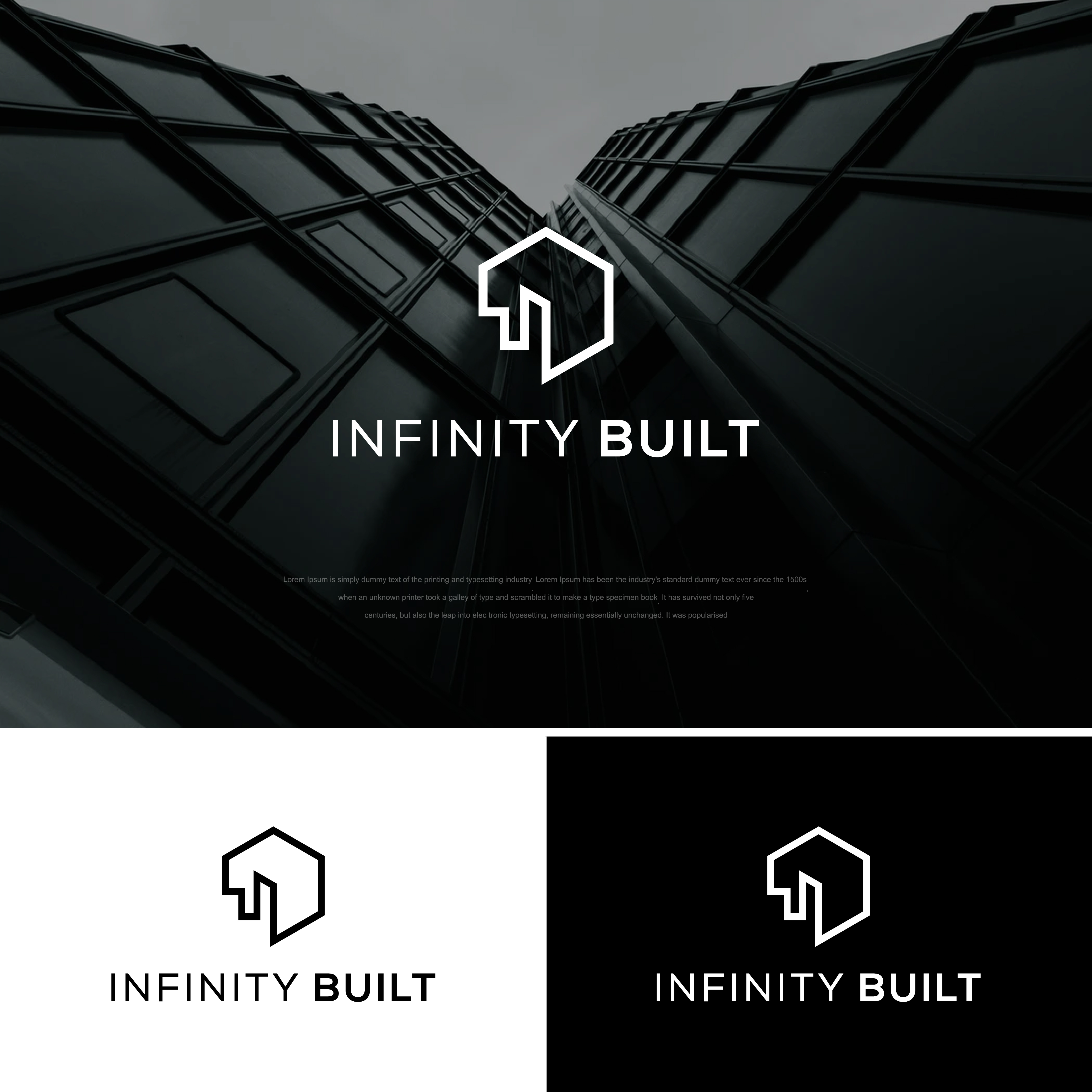 Logo Design by RKsharma for Infinity Built | Design #31290669