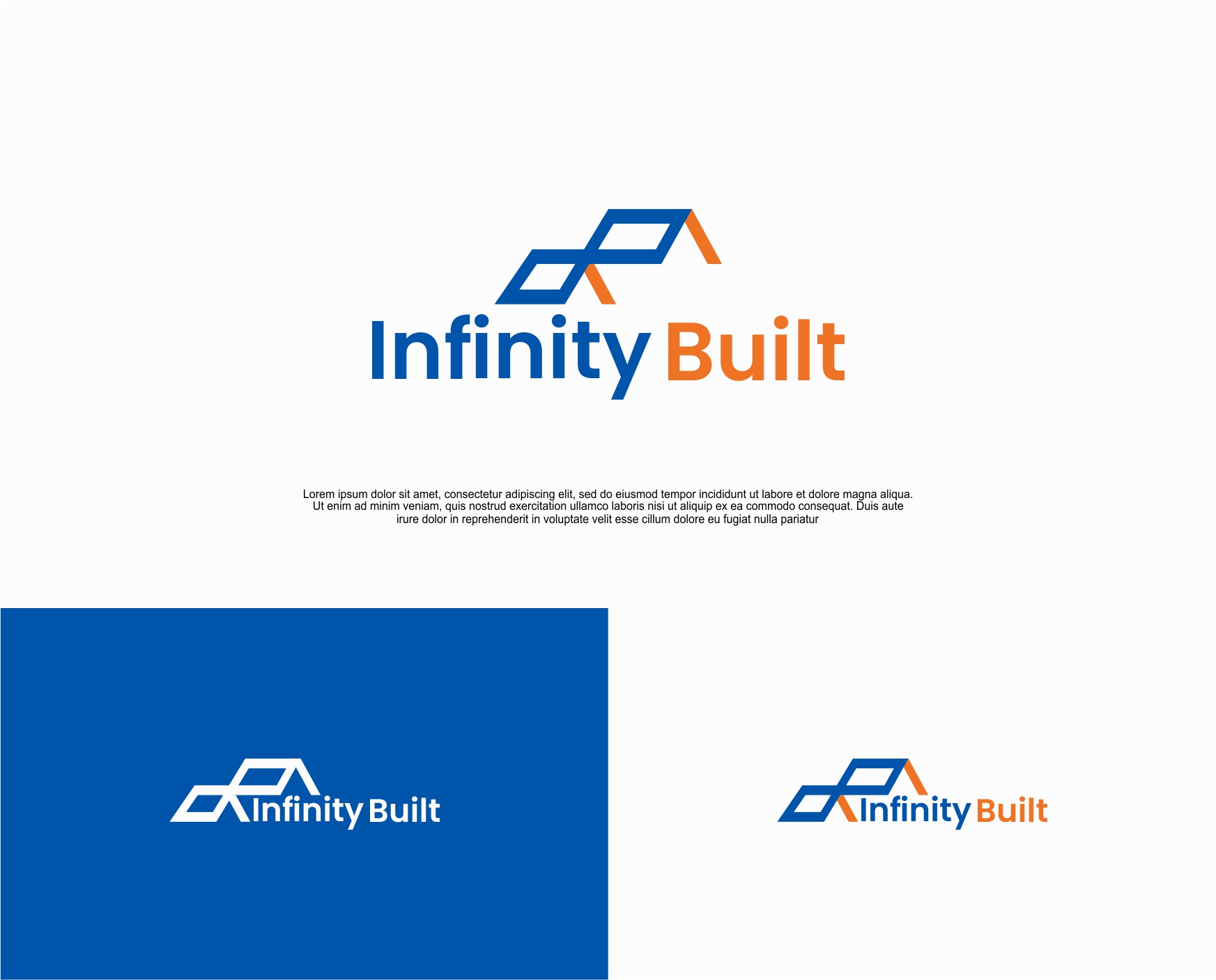Logo Design by GI ART for Infinity Built | Design #31483399