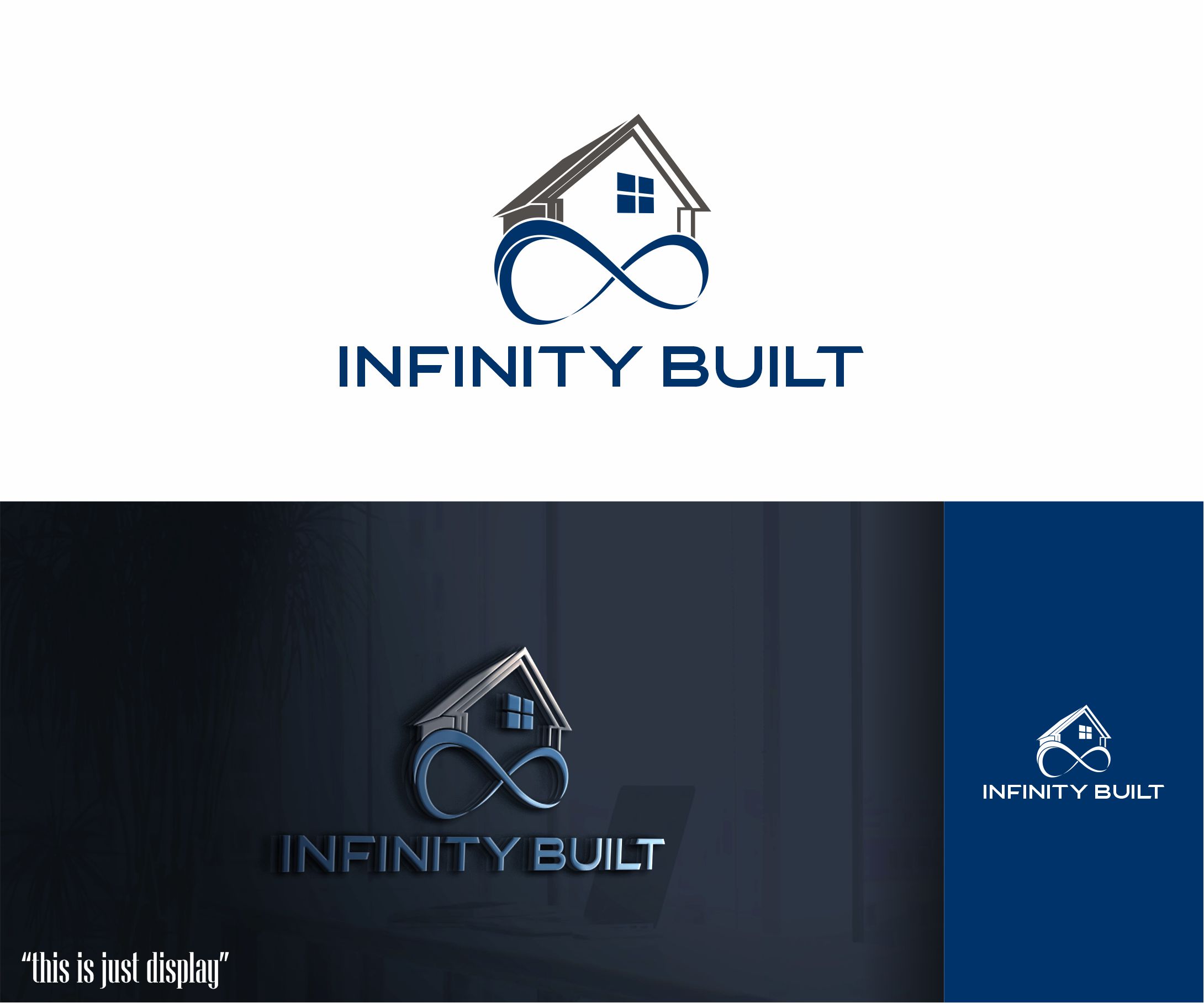 Logo Design by alkaline for Infinity Built | Design #31289875