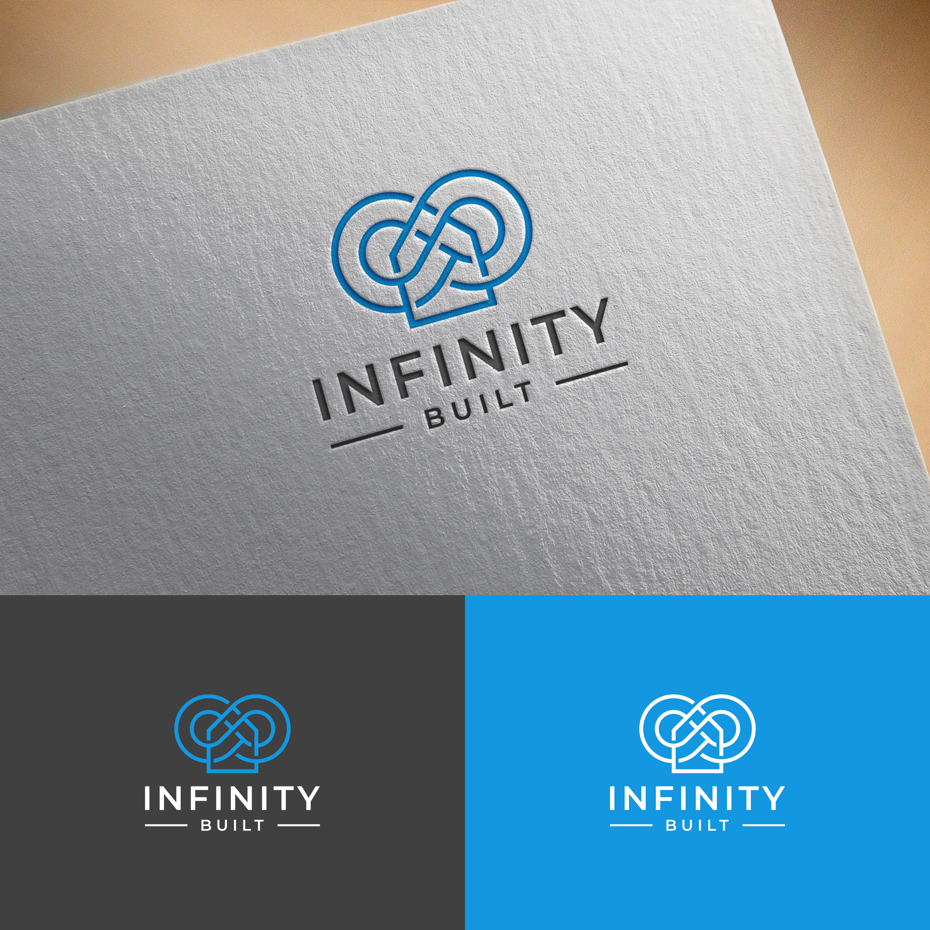 Logo Design by ge.logo for Infinity Built | Design #31289656