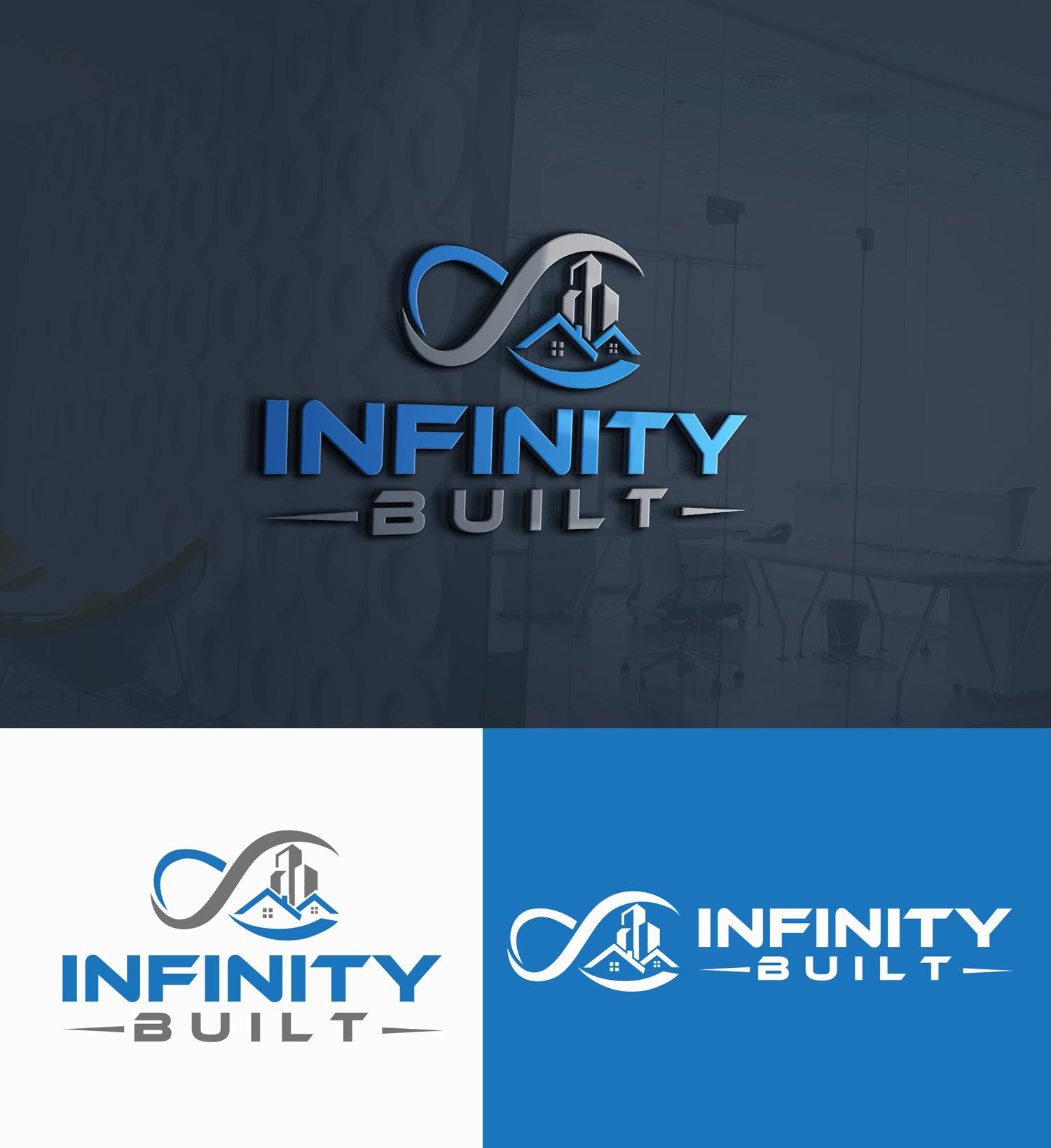 Logo Design by M Art & Design for Infinity Built | Design #31290366