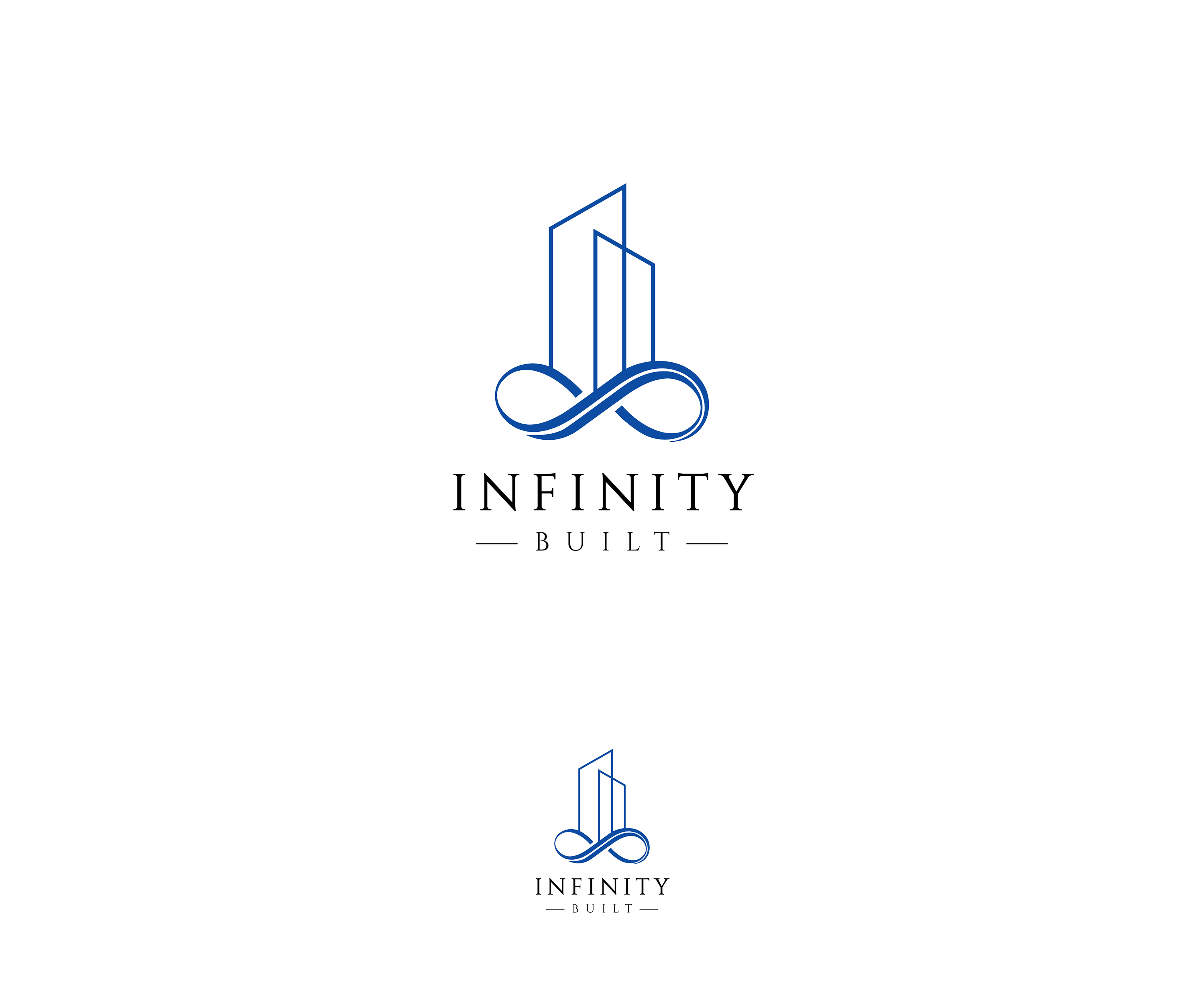 Logo Design by Rush Advertising for Infinity Built | Design #31293792