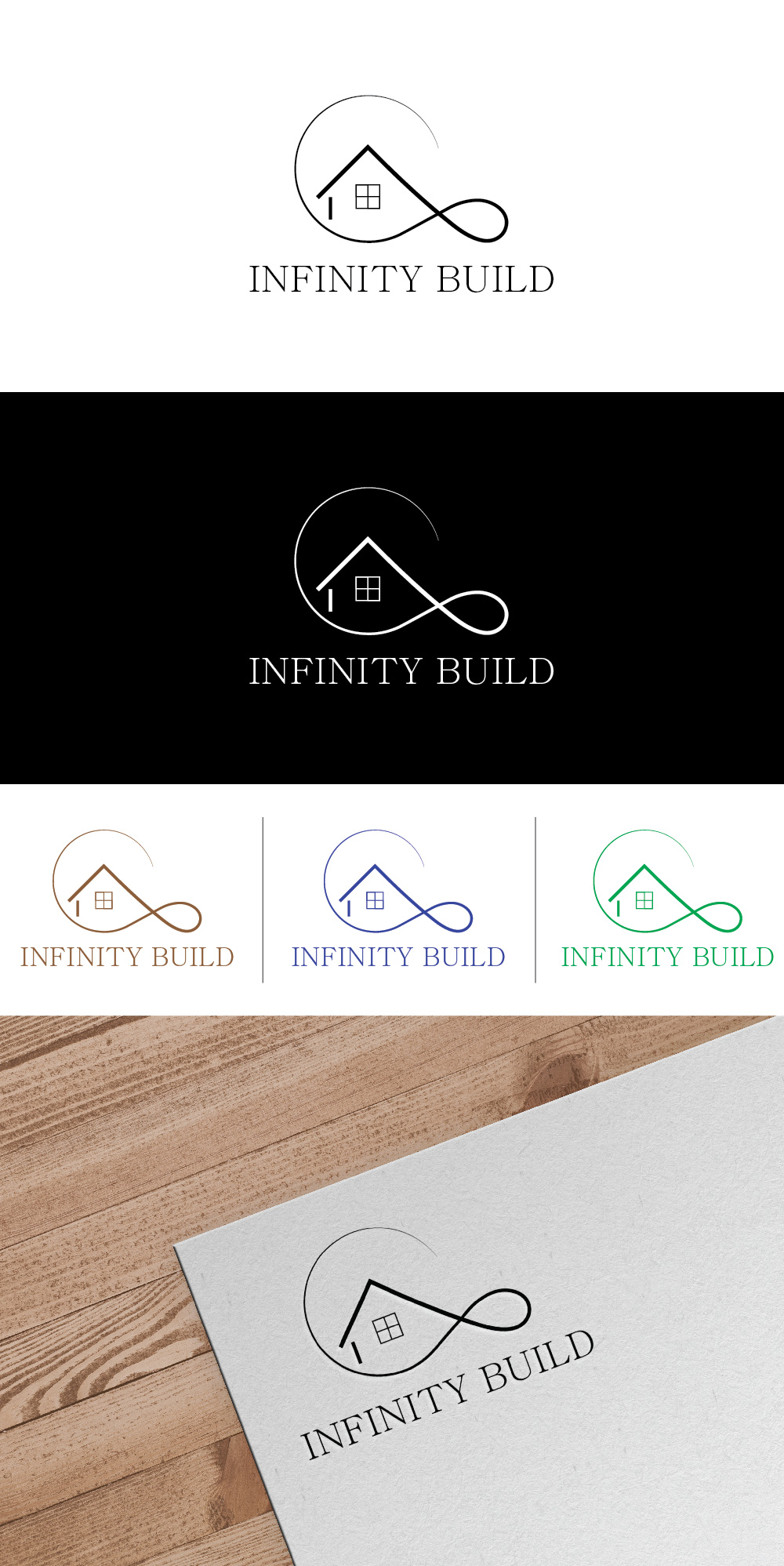 Logo Design by Mihisara323 for Infinity Built | Design #31441592