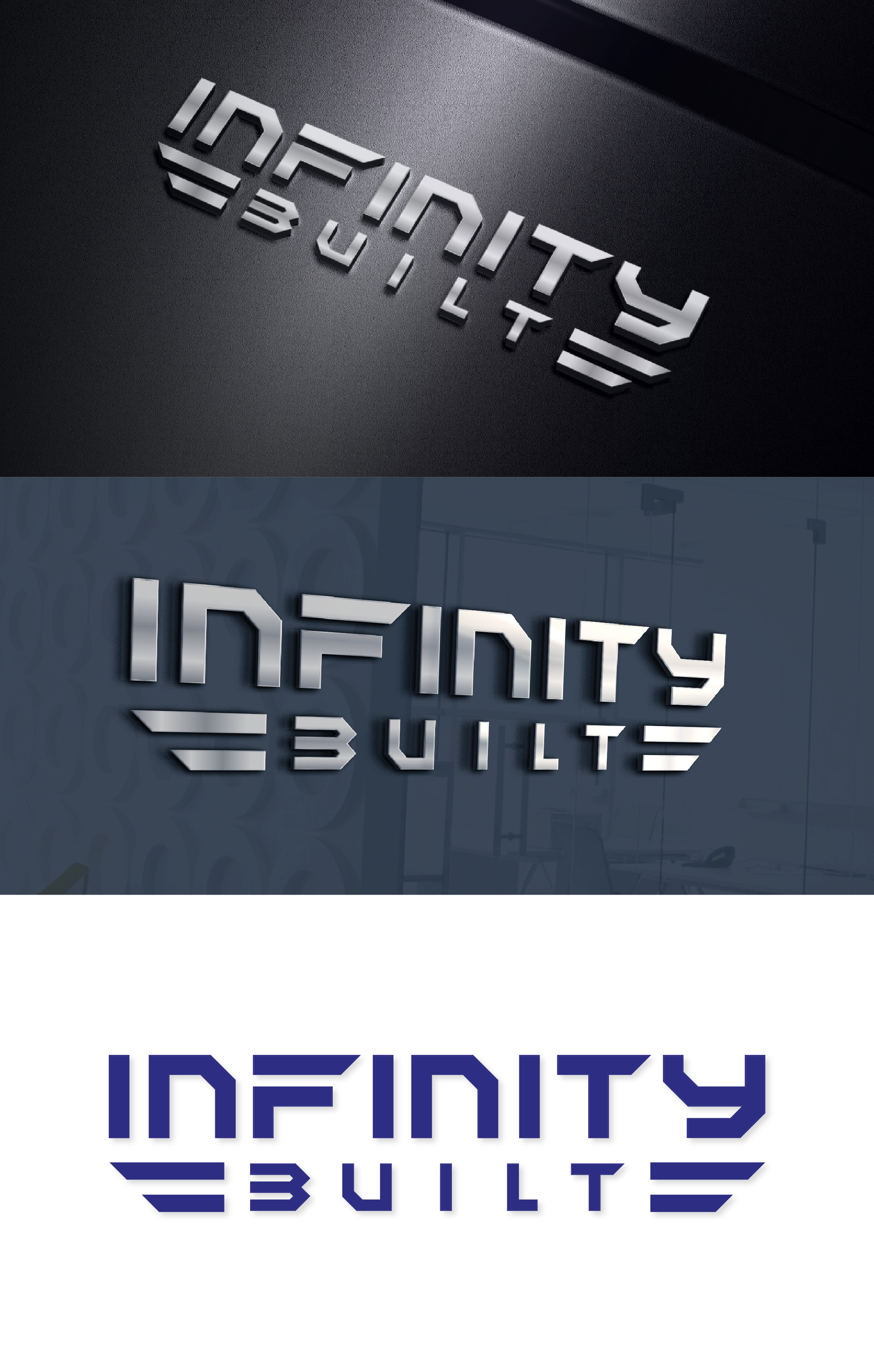 Logo Design by Graphic Mama for Infinity Built | Design #31289993
