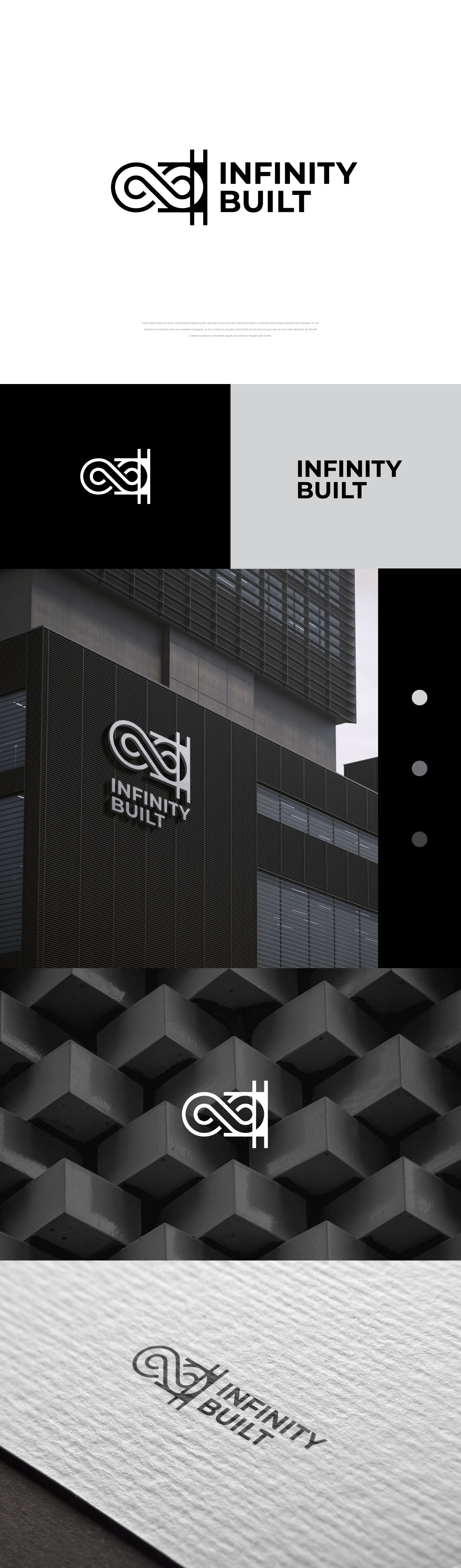 Logo Design by apik. for Infinity Built | Design #31289860