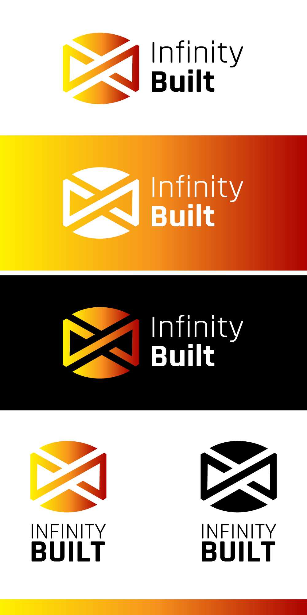 Logo Design by mohd96 for Infinity Built | Design #31338088
