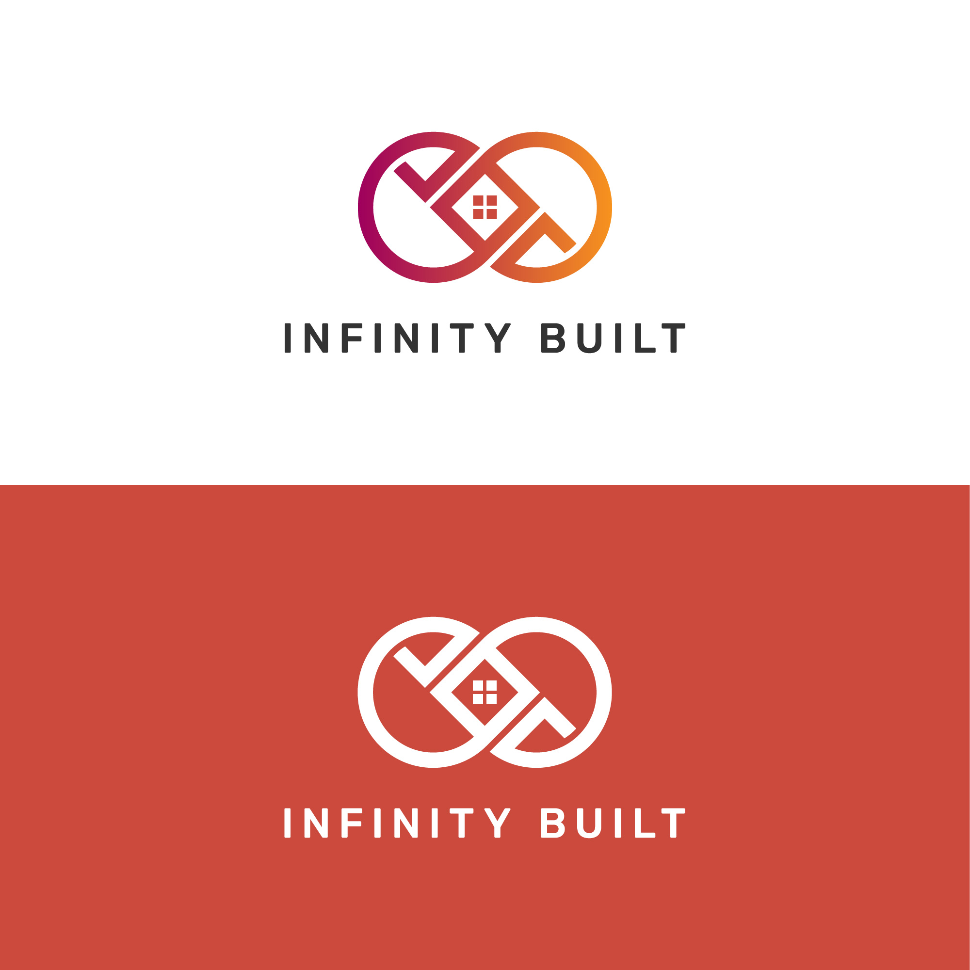 Logo Design by limitart for Infinity Built | Design #31290920