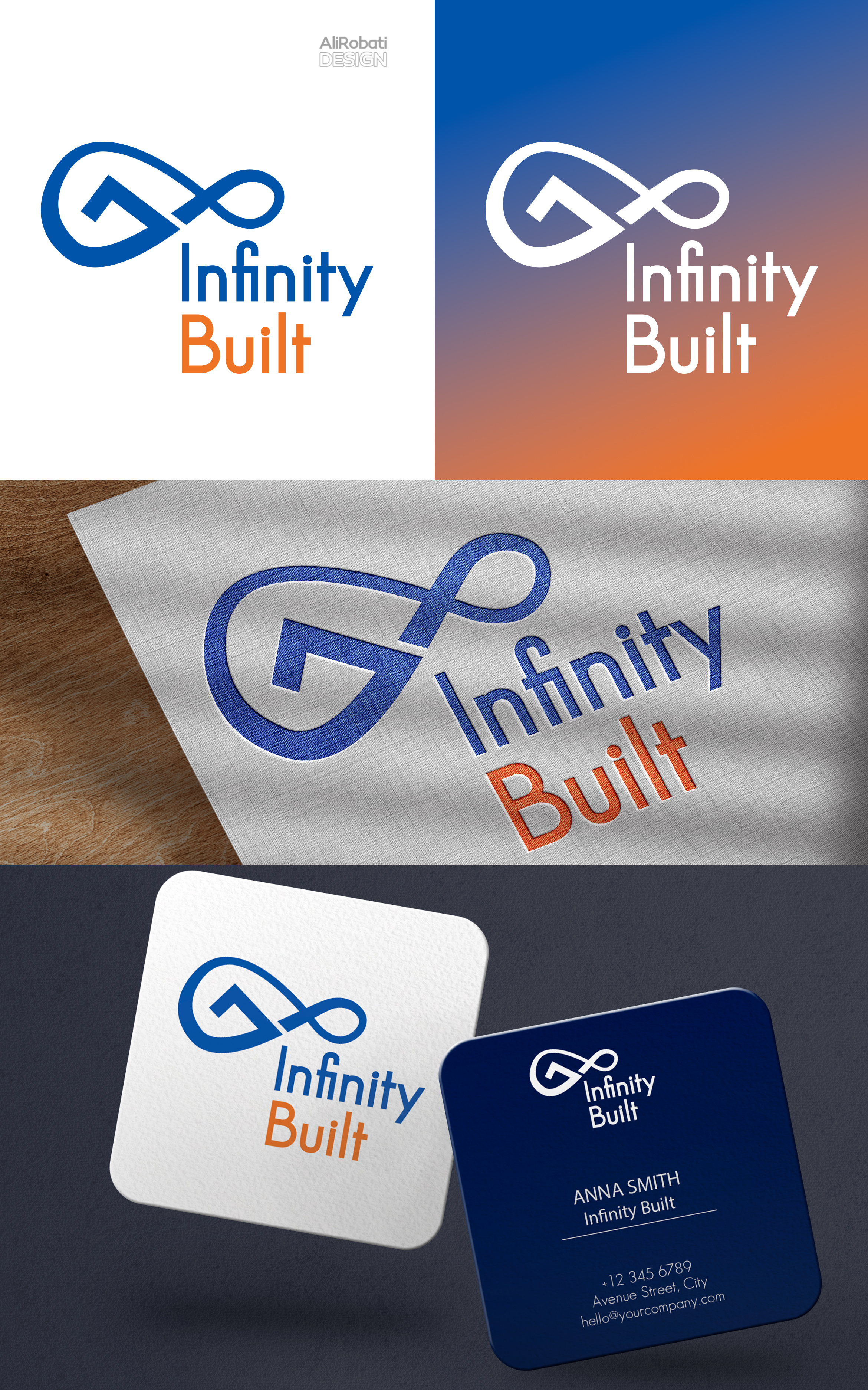 Diseño de Logo por AliRobati para Infinity Built | Diseño #31485118