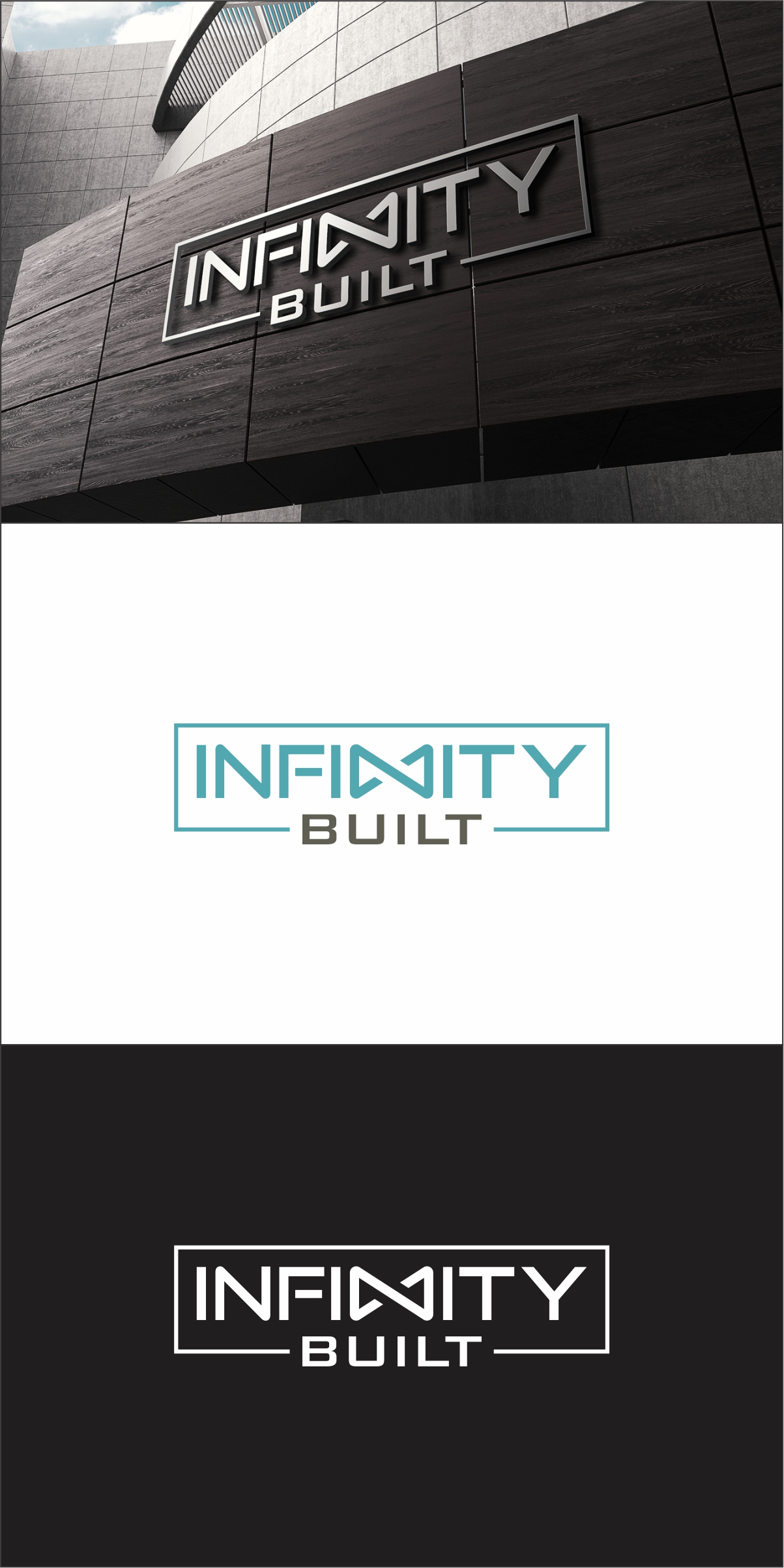 Logo Design by Robert Macwan for Infinity Built | Design #31298332