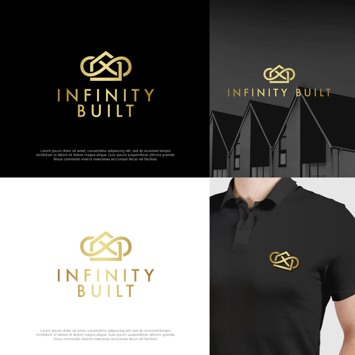 Logo Design by creative.visuals for Infinity Built | Design #31474712