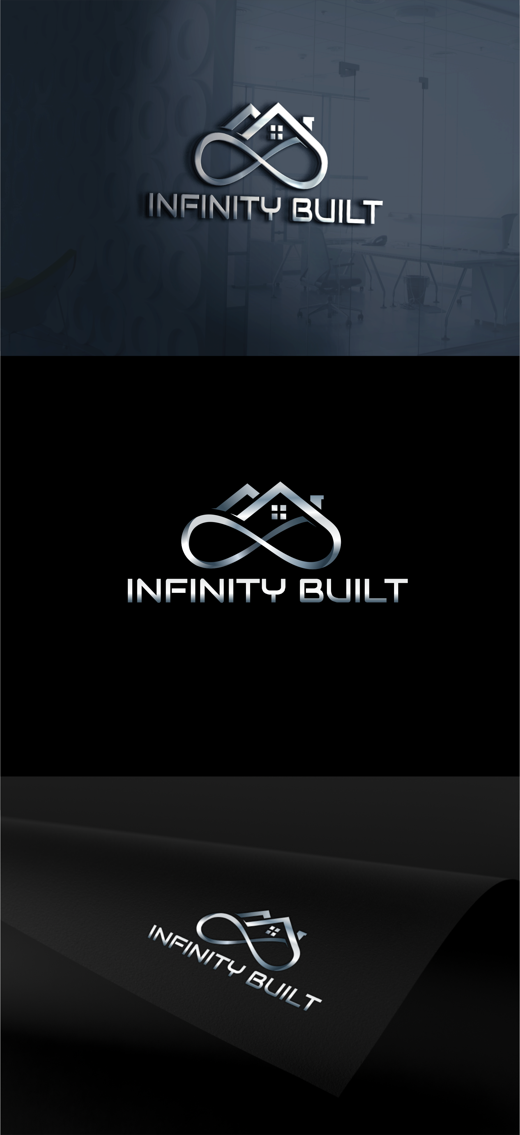 Logo Design by *mary for Infinity Built | Design #31439168