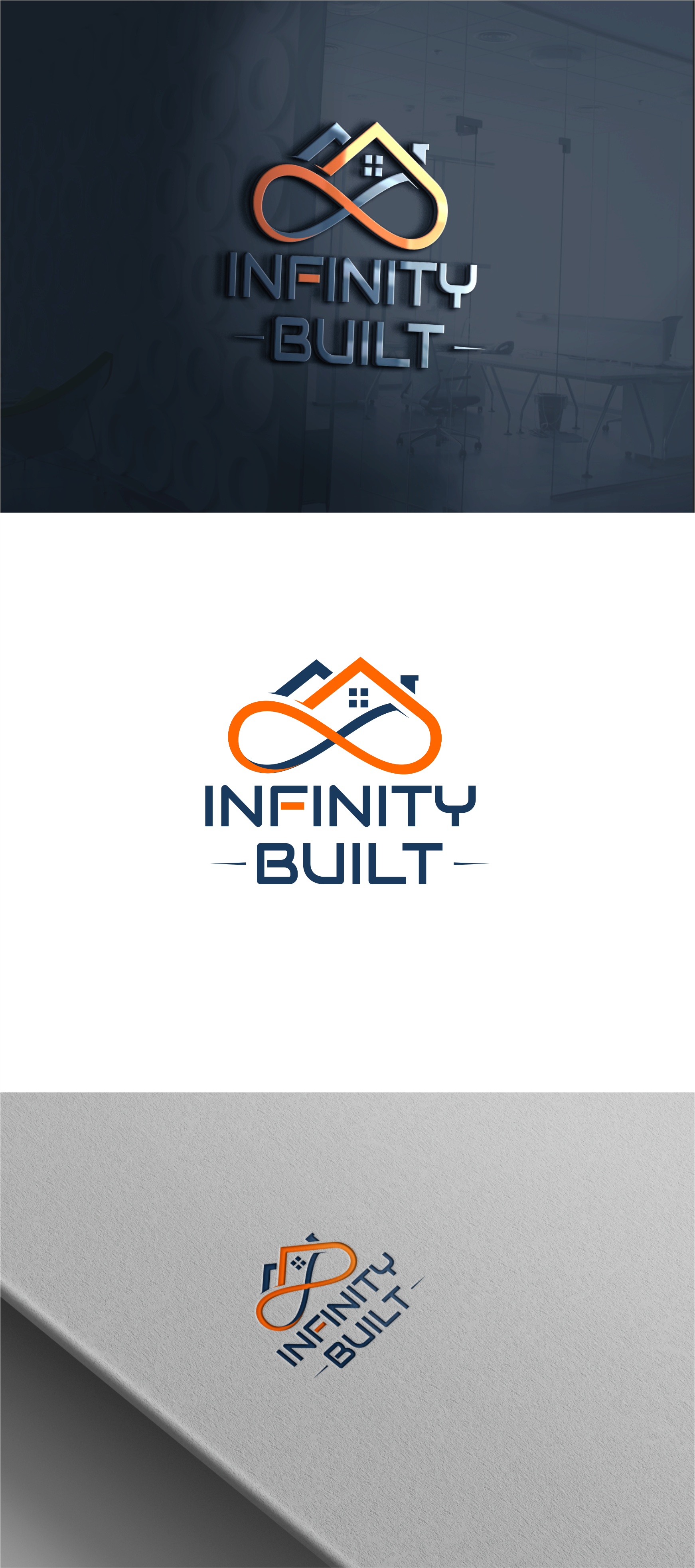 Logo Design by *mary for Infinity Built | Design #31439169