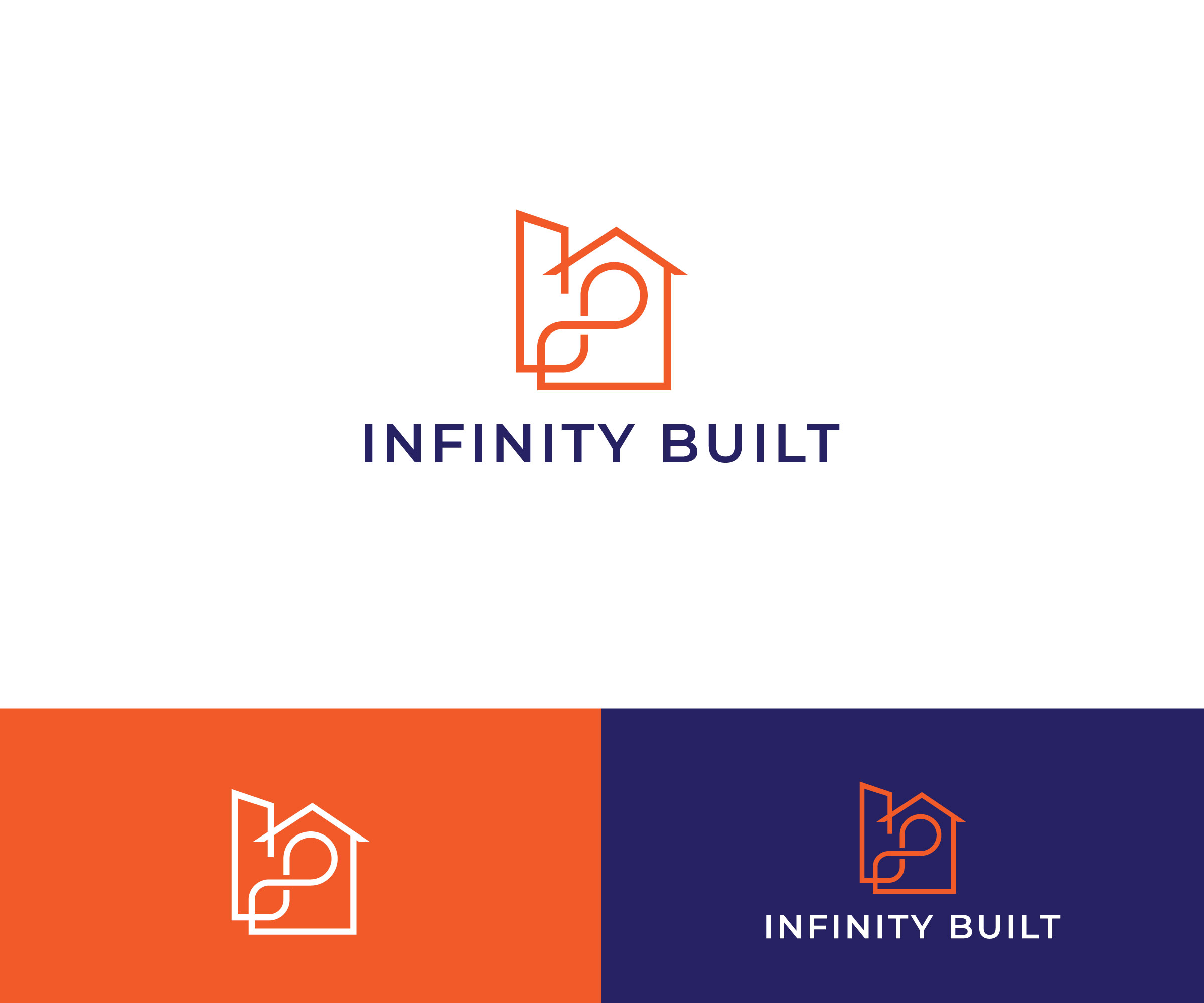 Logo Design by ecorokerz for Infinity Built | Design #31290686