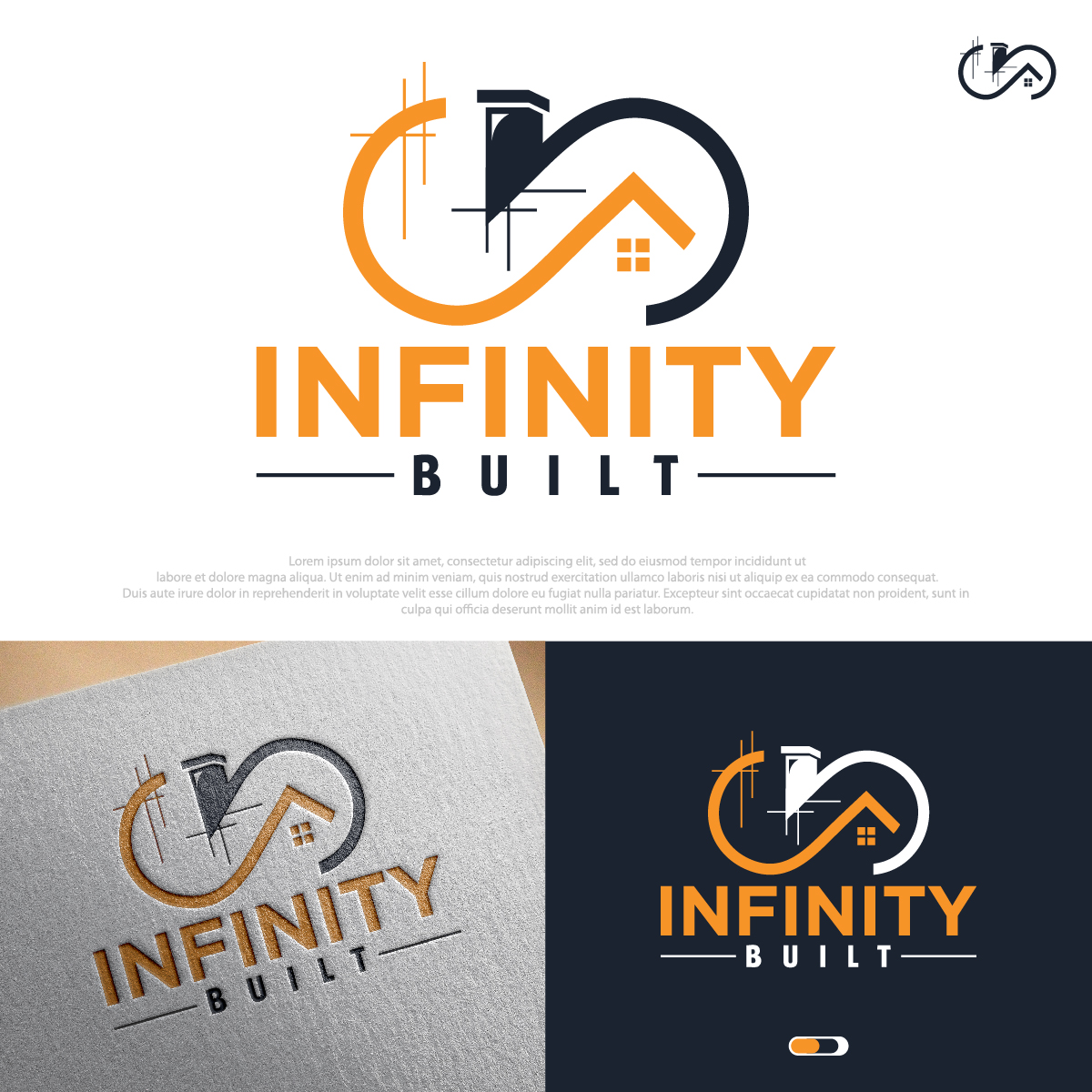 Diseño de Logo por DesignLima para Infinity Built | Diseño #31293737