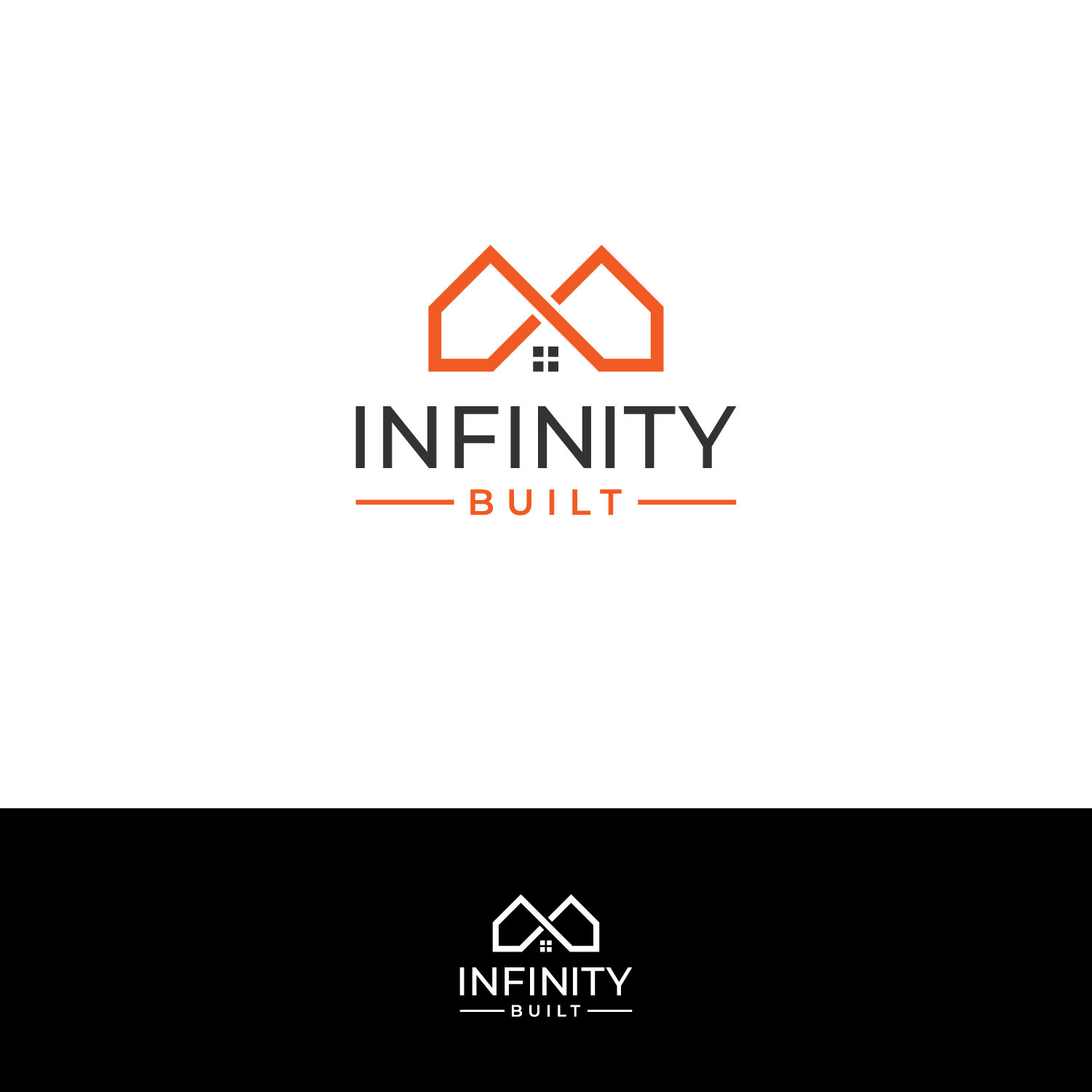 Logo Design by Onerio for Infinity Built | Design #31458193