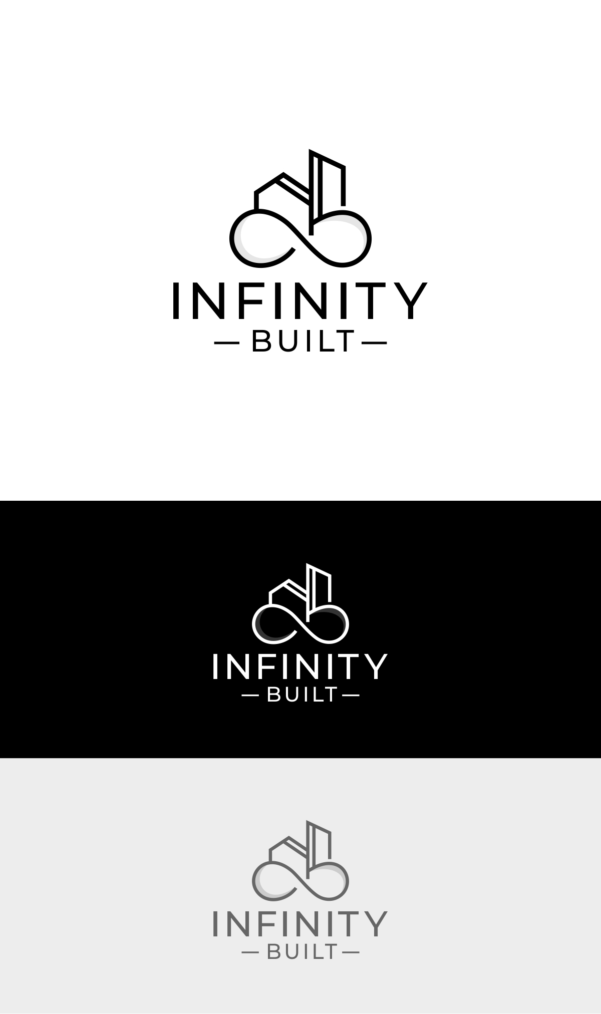 Logo Design by Eppeok for Infinity Built | Design #31290765