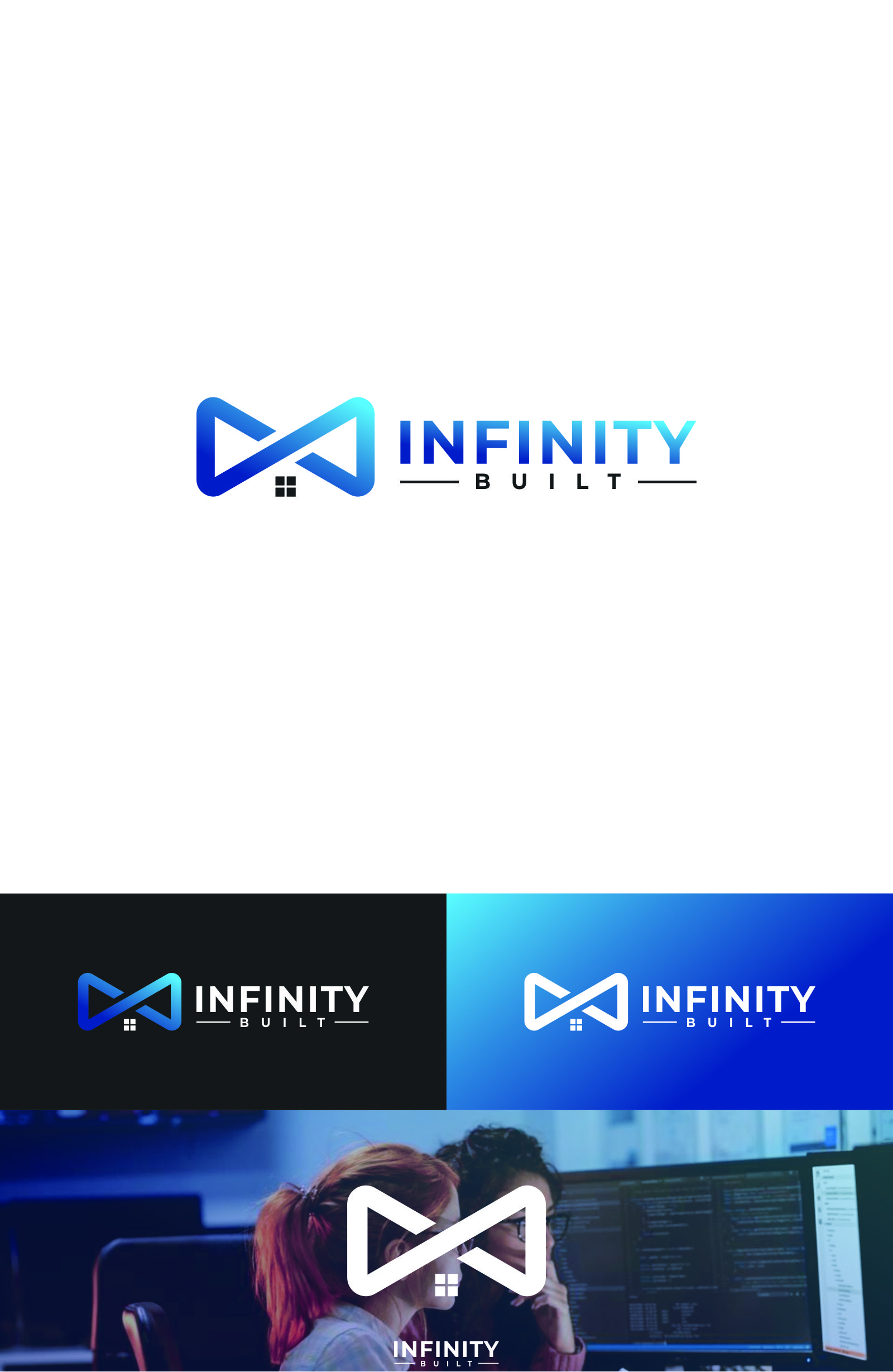 Logo Design by M.Syaiful Huda for Infinity Built | Design #31291825