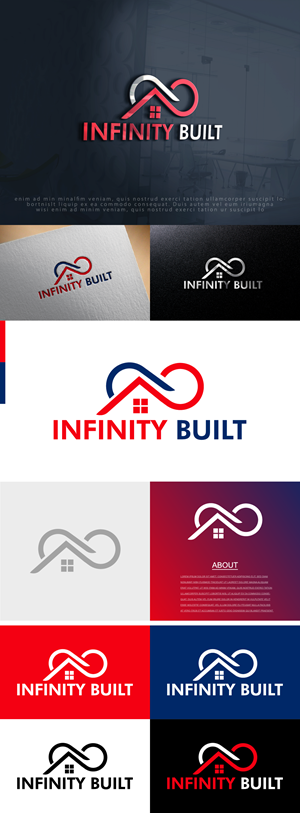 Logo Design by Ayub Zafar for Infinity Built | Design: #31304368