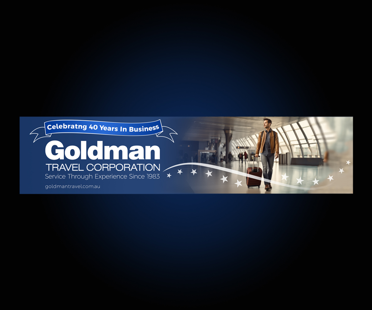 Design de Bannière  par NancyTan pour Goldman Travel Corporation | Design #31333600