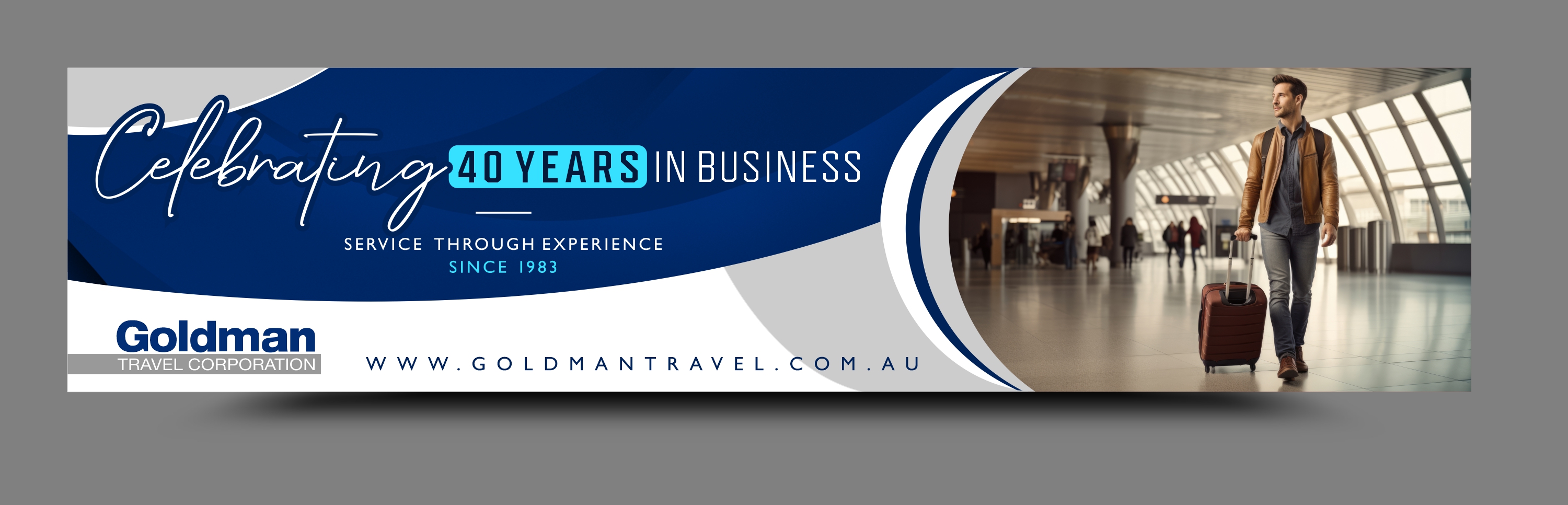 Banner Ad Design by Rajneesha for Goldman Travel Corporation | Design #31305250