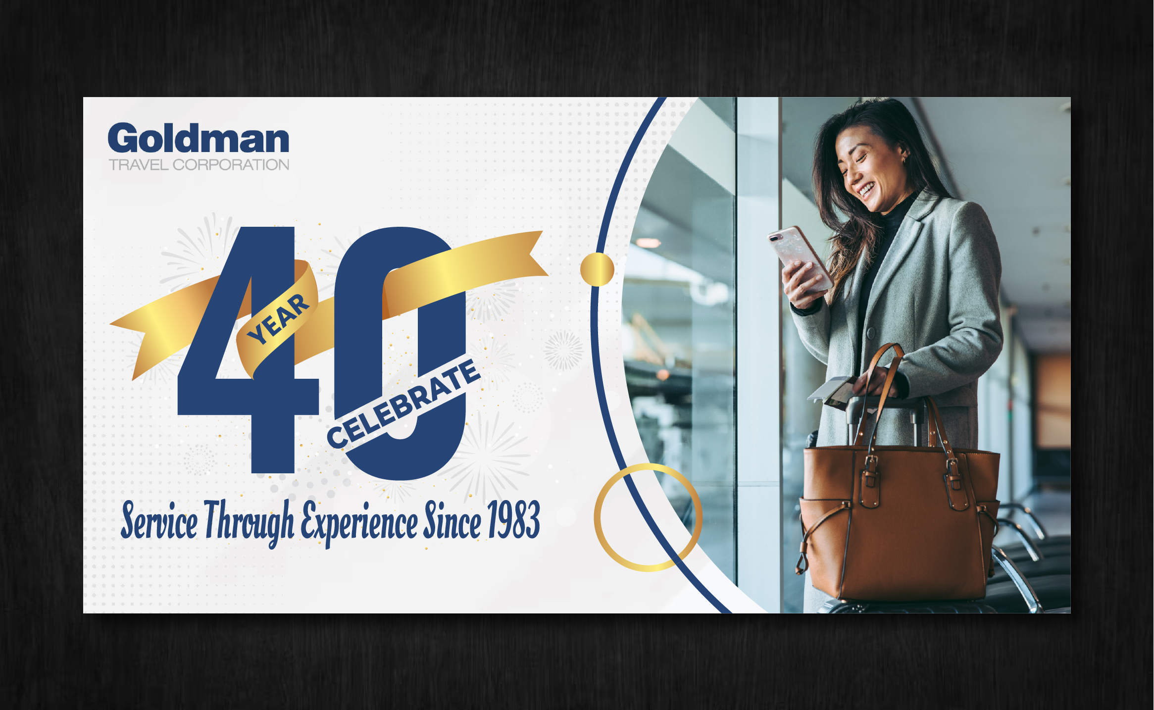 Design de Bannière  par artbitin pour Goldman Travel Corporation | Design #31292316