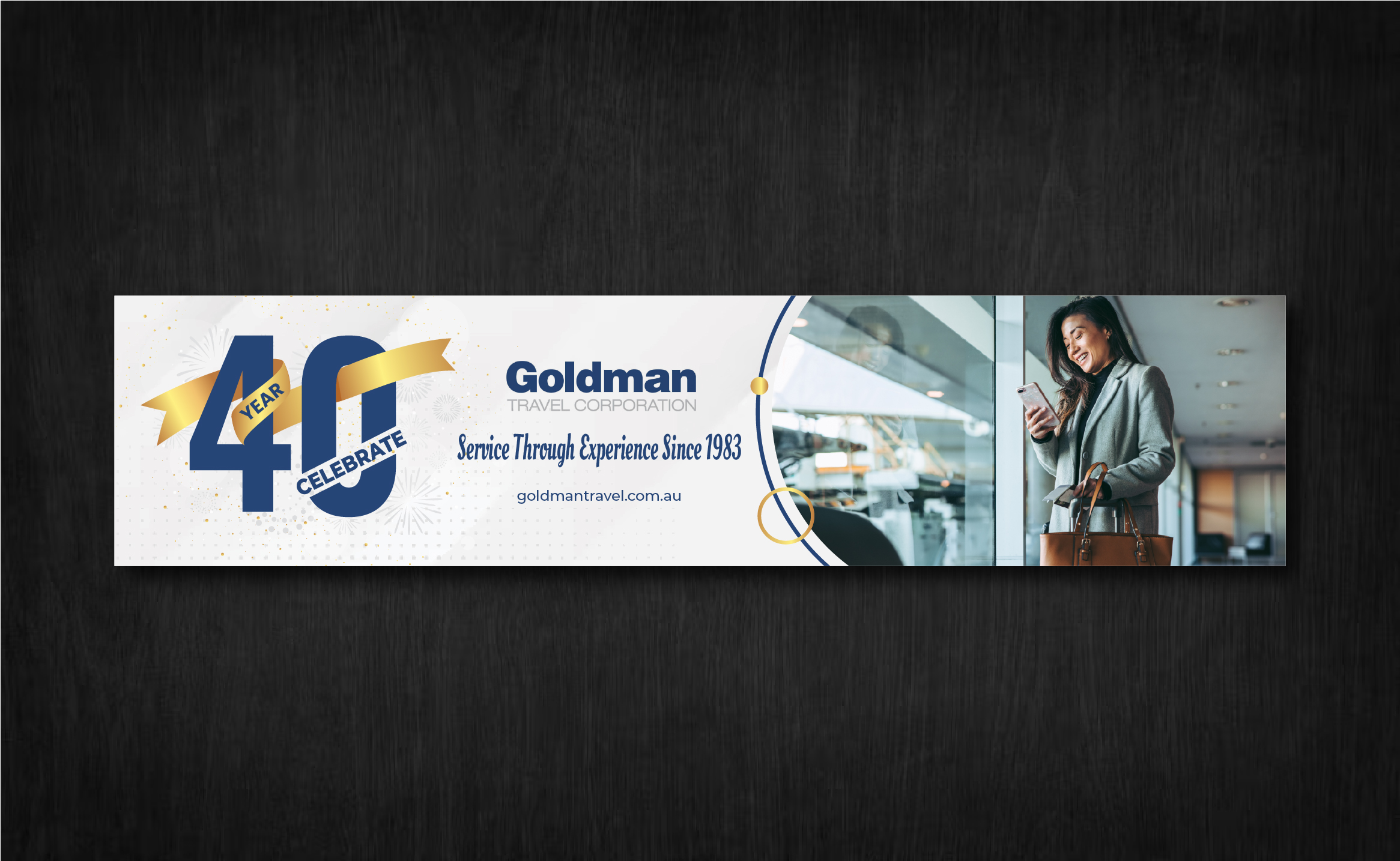 Banner Ad Design by artbitin for Goldman Travel Corporation | Design #31297471